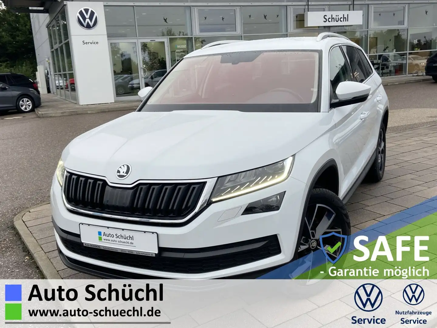 Skoda Kodiaq 2.0 TSI DSG 4x4 STYLE 19"+EL.HECK+NAVI+LE Weiß - 1