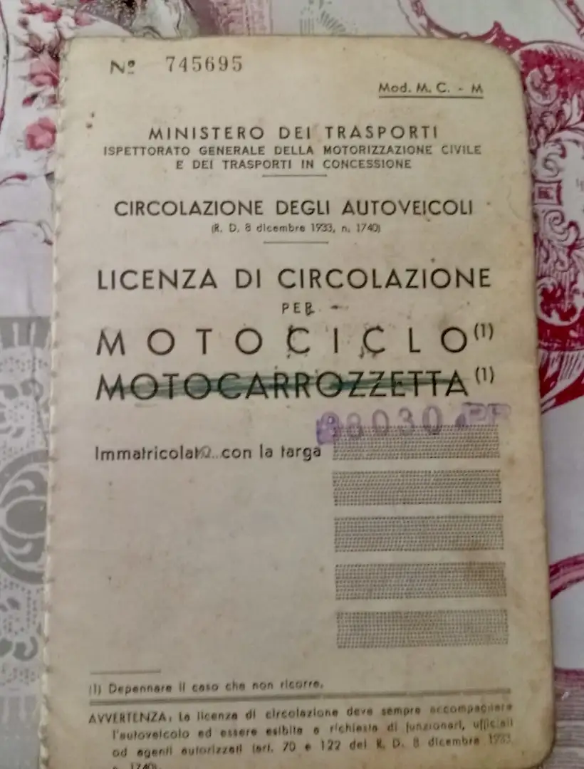 MV Agusta 175 anno 1958 - 2