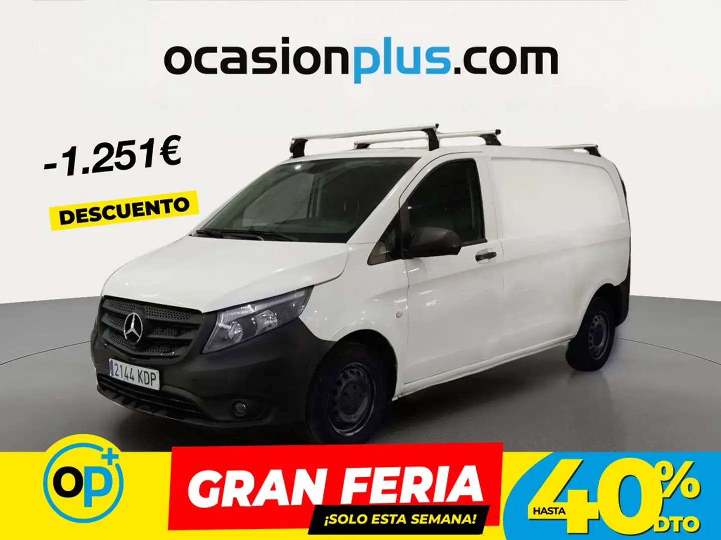 Mercedes-Benz Vito Furgón 109CDI Compacta Blanco - 1
