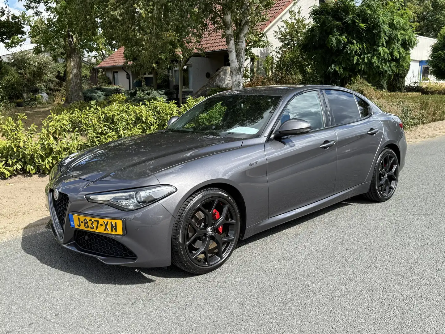 Alfa Romeo Giulia 2.0T Sprint 200PK Automaat•Veloce•Leder Grijs - 1