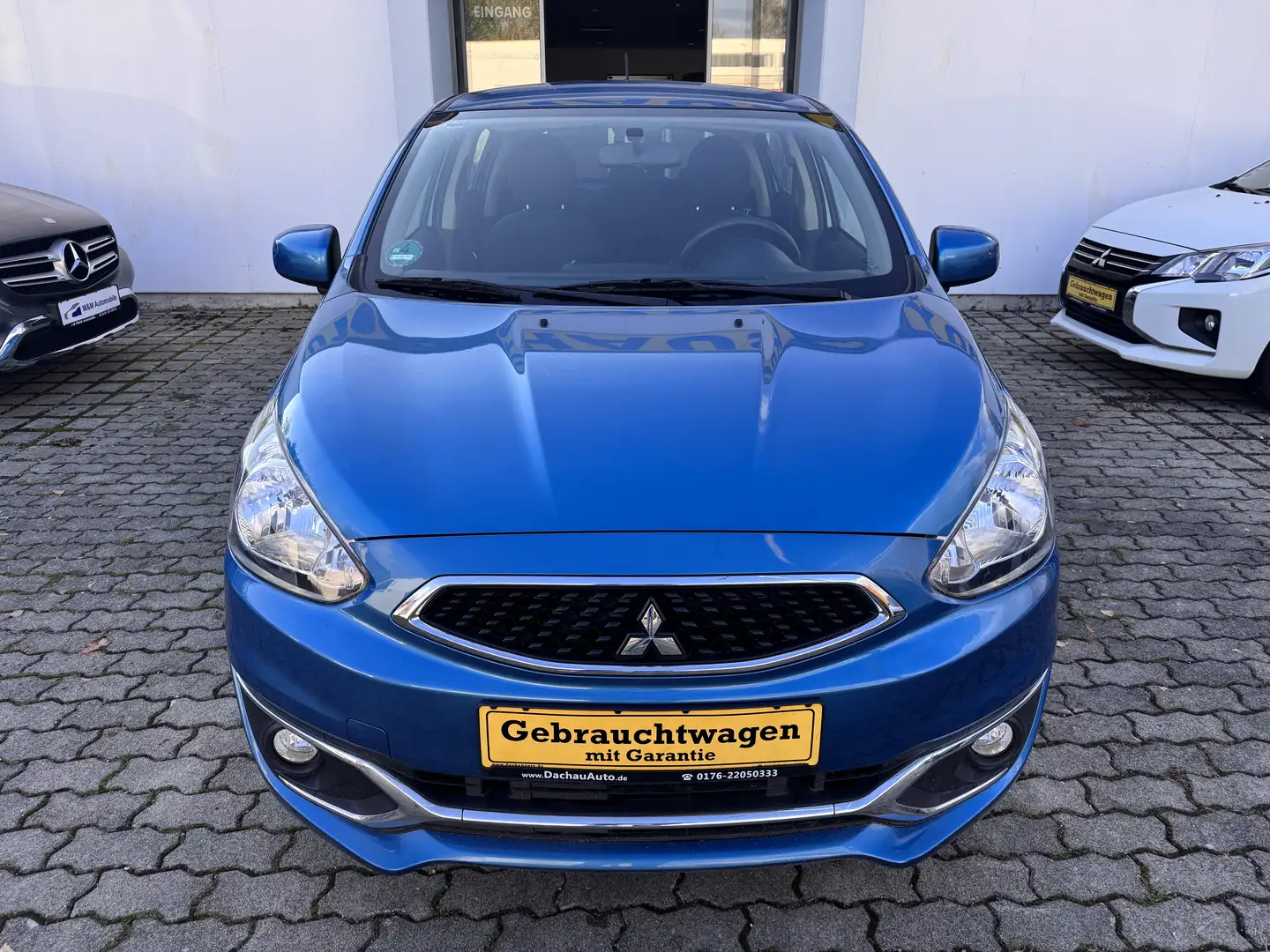 Mitsubishi Space Star Diamant Edition, KLIMA,el.FH,Servo,ZV,EURO6,Sitzh. Blau - 1
