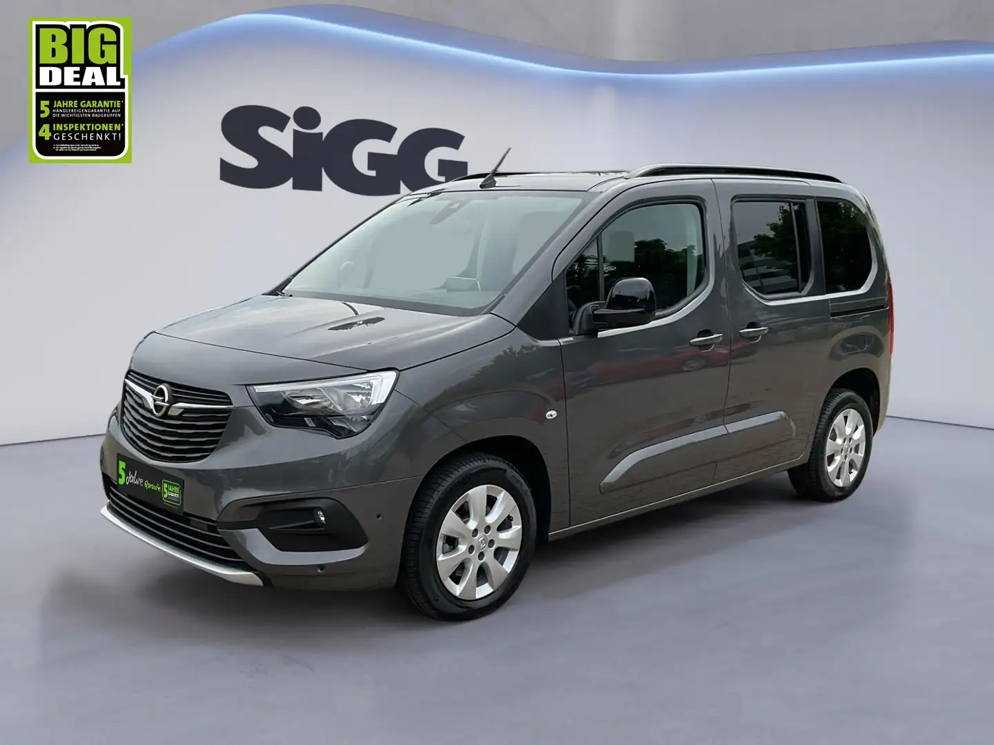 Opel Combo-e Life Electric Ultimate AHK Panorama Gris - 2