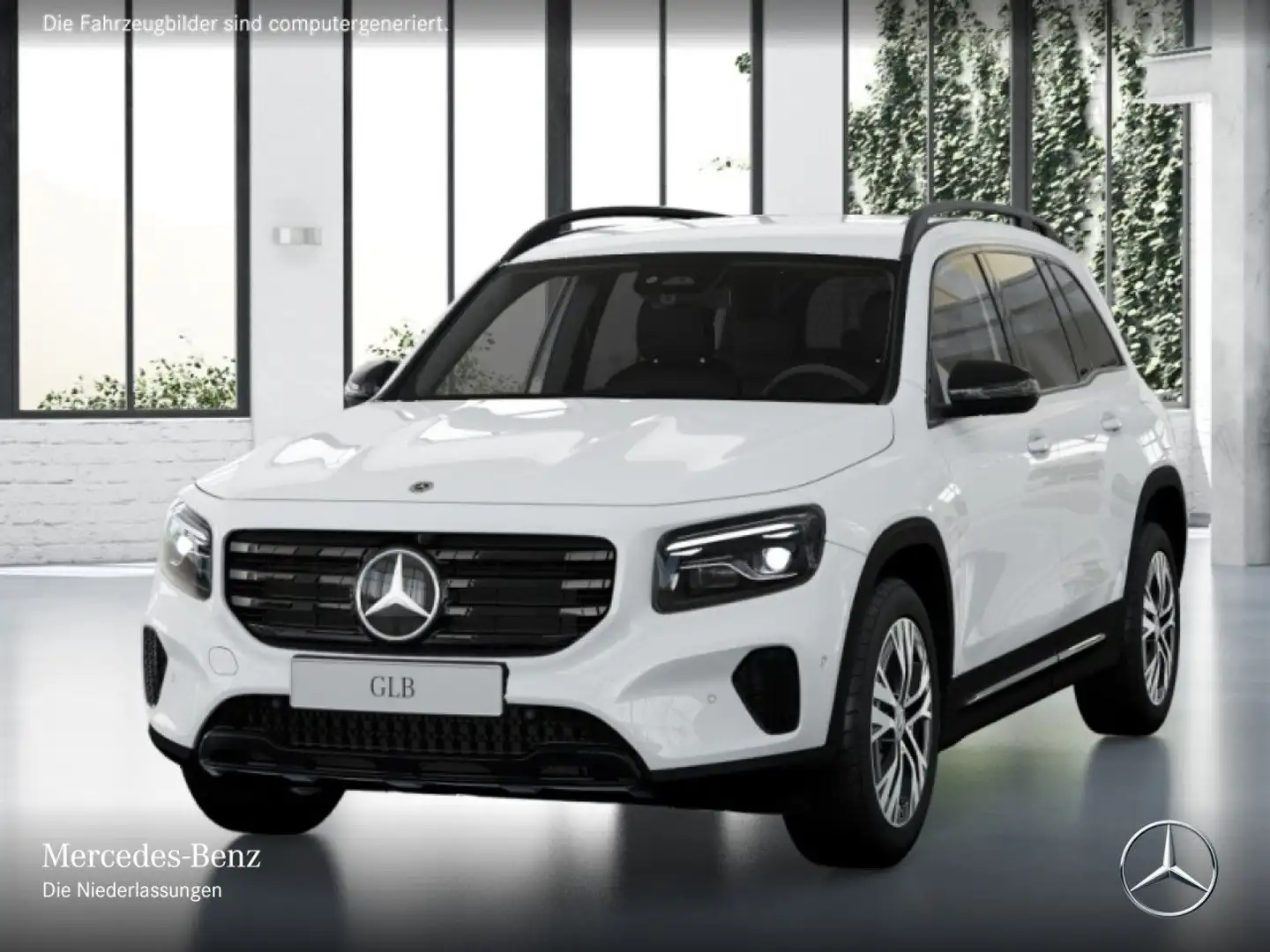 Mercedes-Benz GLB 200 PROGRESSIVE+NIGHT+360°+AHK+MULTIBEAM+TOTW Weiß - 2
