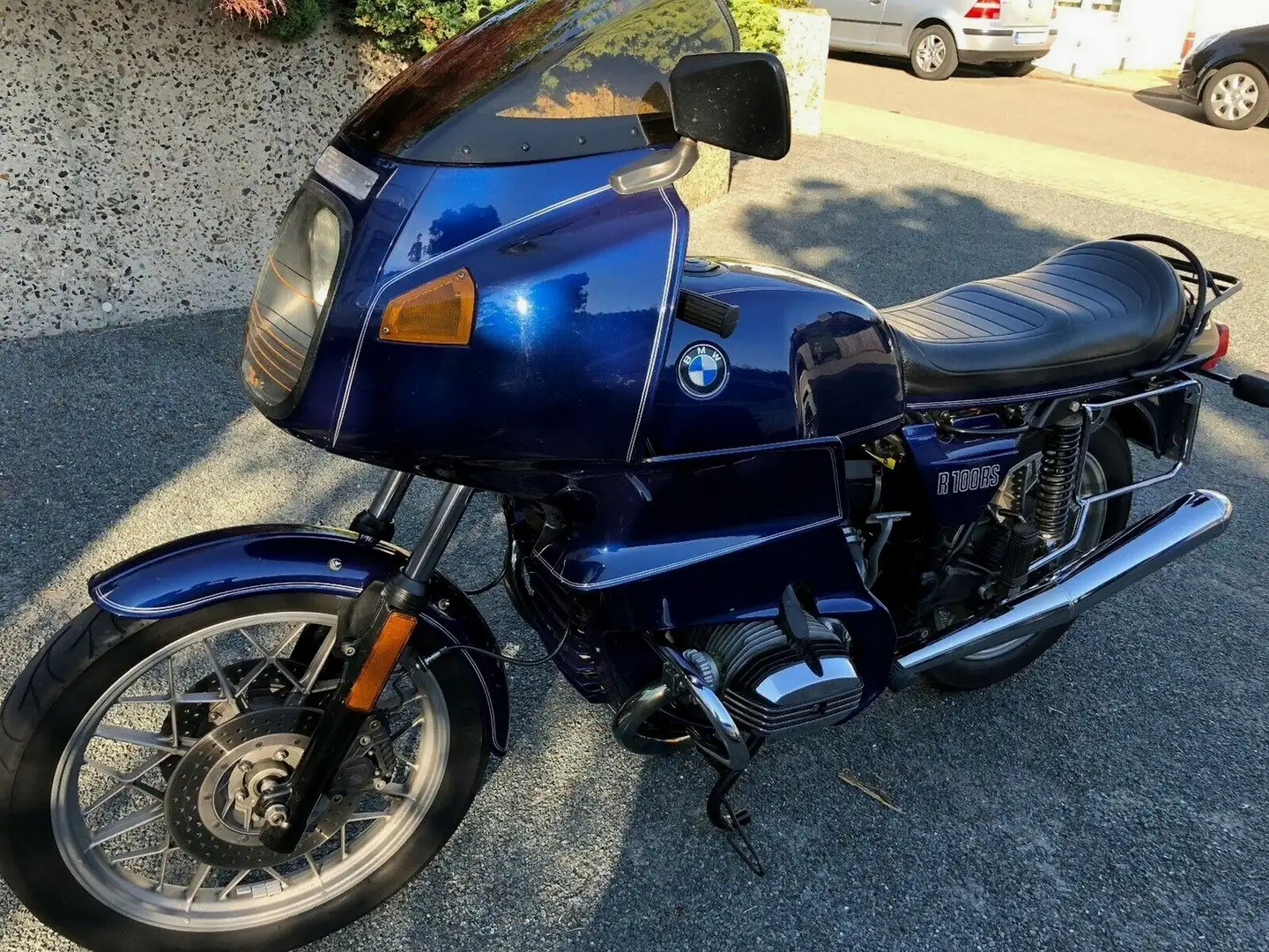 BMW R 100 RS mit Krauser Koffer Albastru - 1
