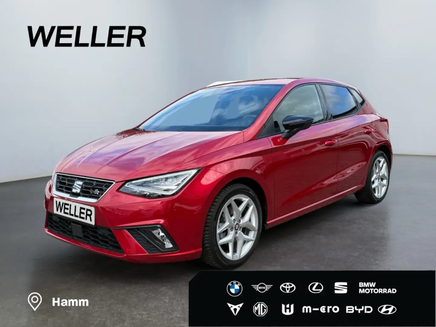 SEAT Ibiza 1.0 TSI DSG FR *LED*Virtual*CarPlay*CAM*SHZ* Rot - 1