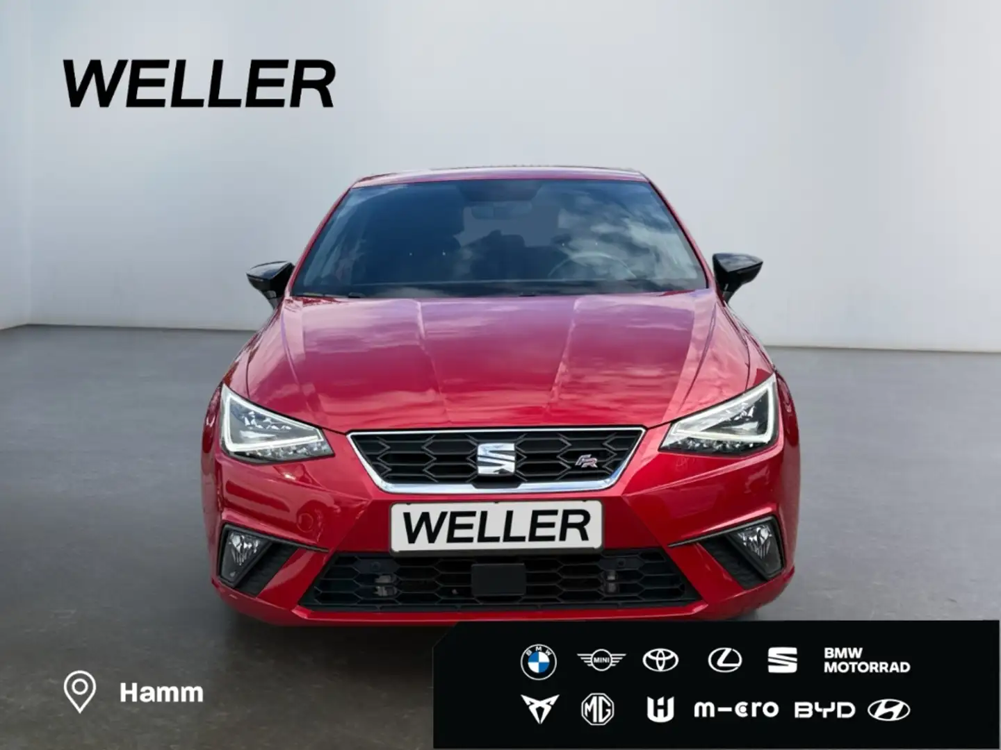 SEAT Ibiza 1.0 TSI DSG FR *LED*Virtual*CarPlay*CAM*SHZ* Rot - 2