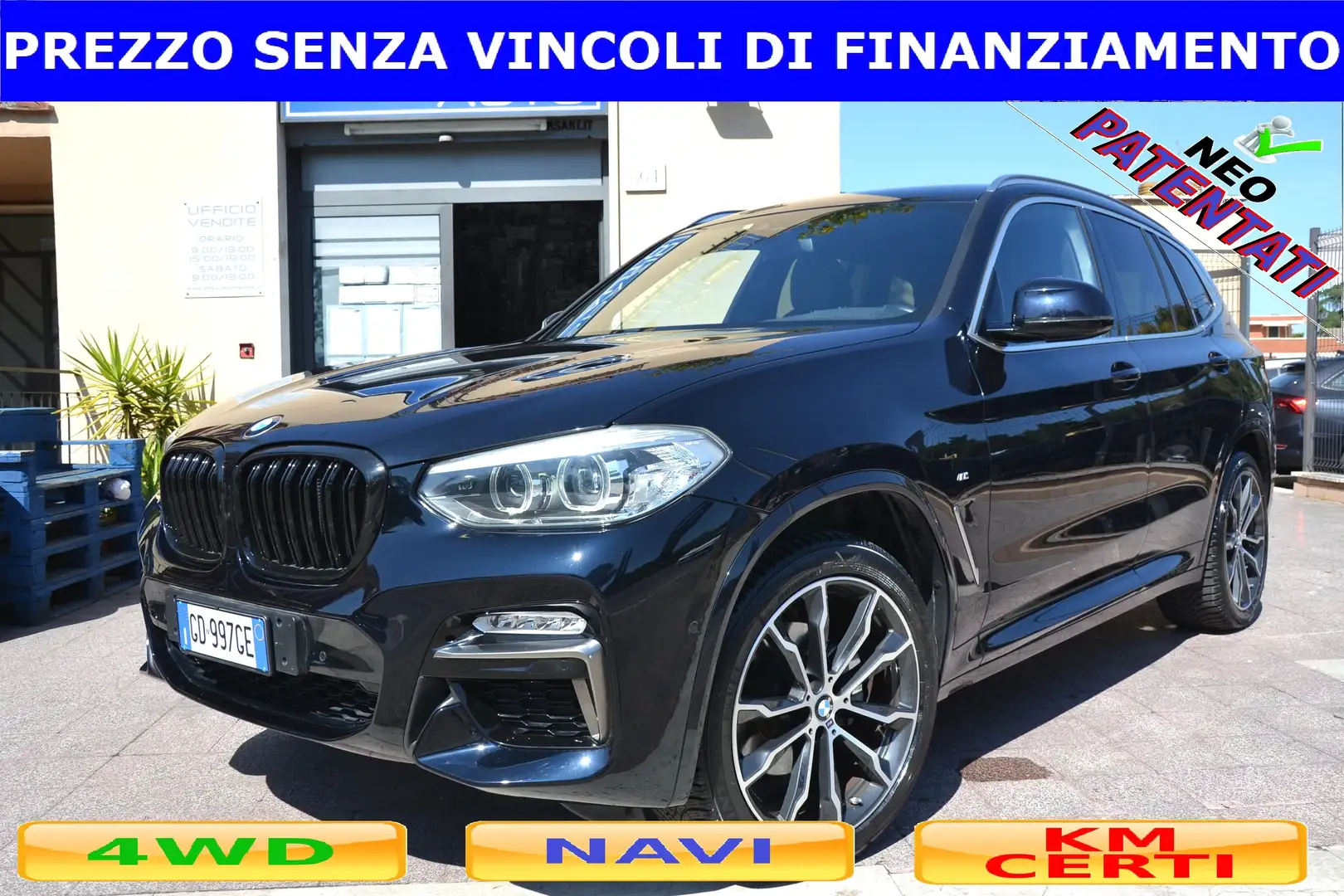 BMW X3 20D 190CV X-DRIVE M-SPORT **PREZZO VERO** Blu/Azzurro - 1