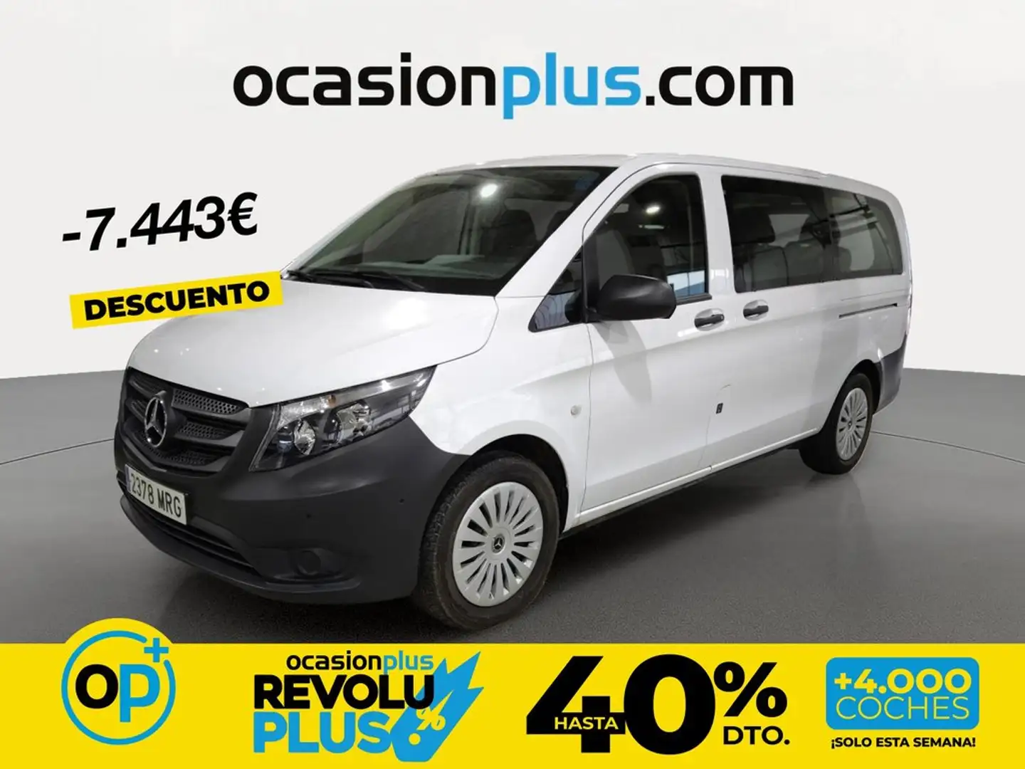 Mercedes-Benz Vito Tourer 114 CDI Pro Larga 9G-Tronic Blanco - 1