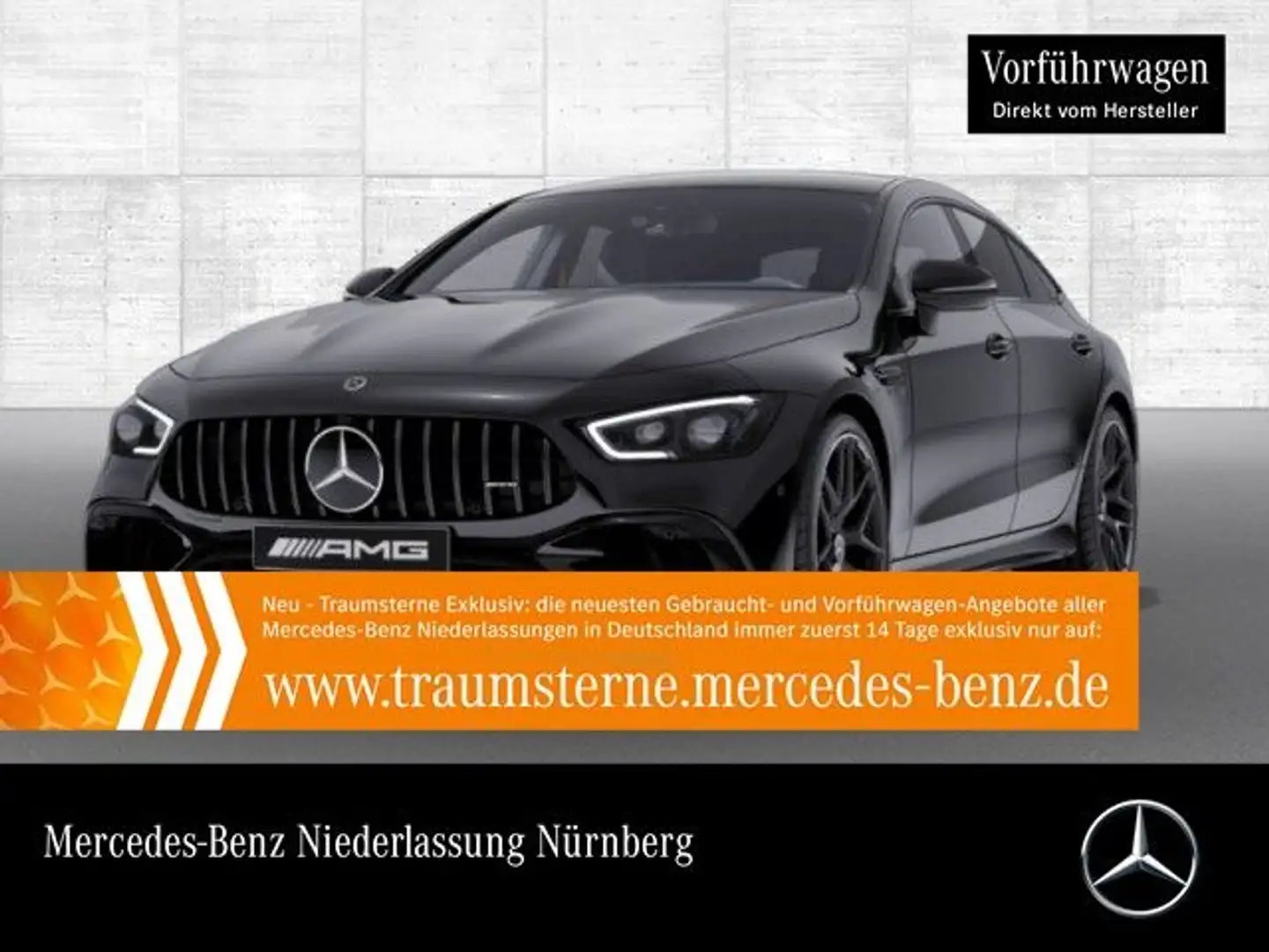 Mercedes-Benz AMG GT 63 S  Cp. 4M Perf-Abgas WideScreen Stdhzg Noir - 1