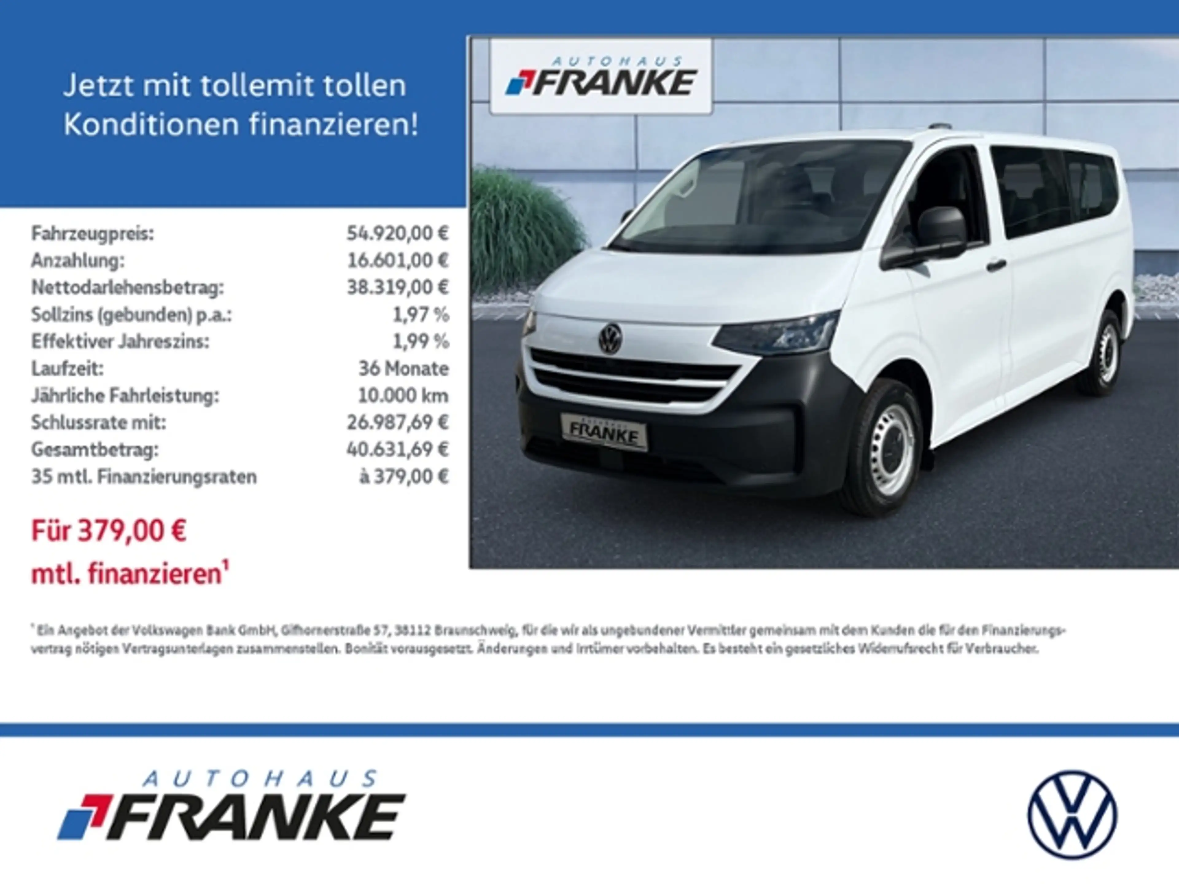 Volkswagen T7 Kombi Transporter T7 Kombi 2.0 TDI, 8G-Aut.