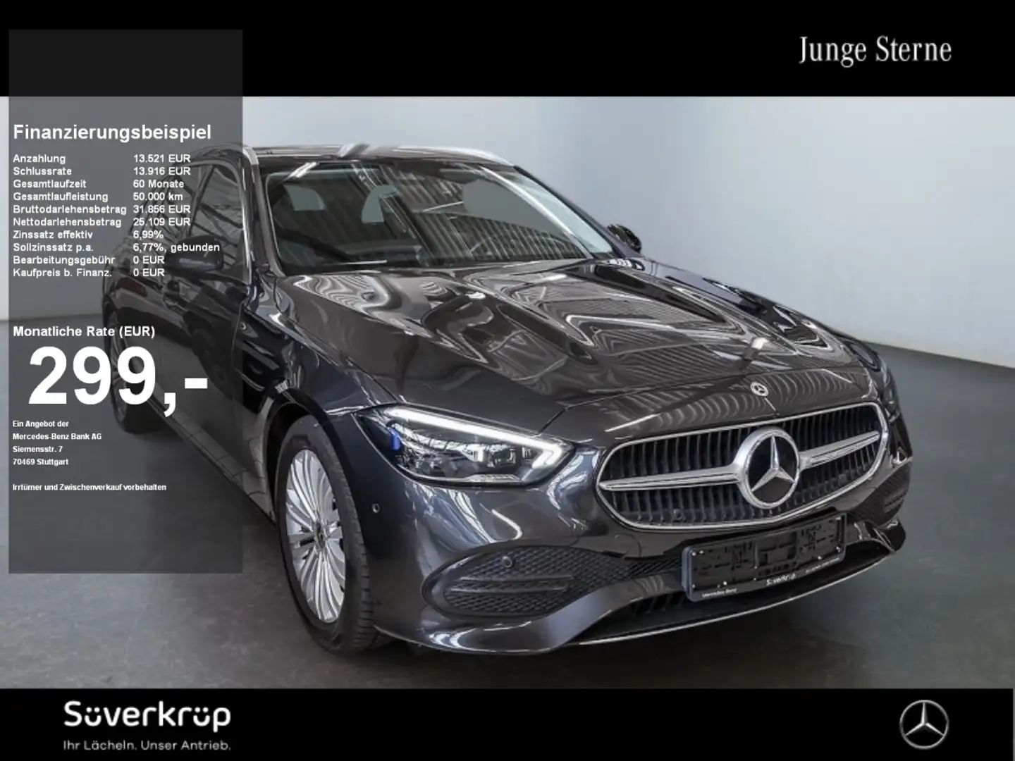 Mercedes-Benz C 300 d T +AVANTGARDE SPUR KAMERA PDC SHZ Grau - 1
