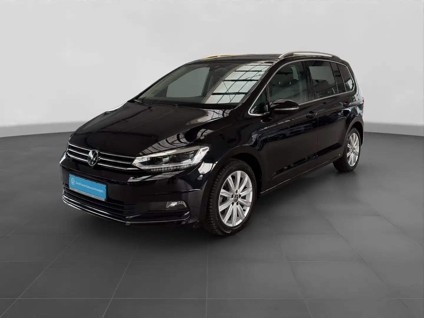 Volkswagen Touran 2.0 TDI DSG HIGHLINE 7-SITZE AHK NAVI KAM Schwarz - 2