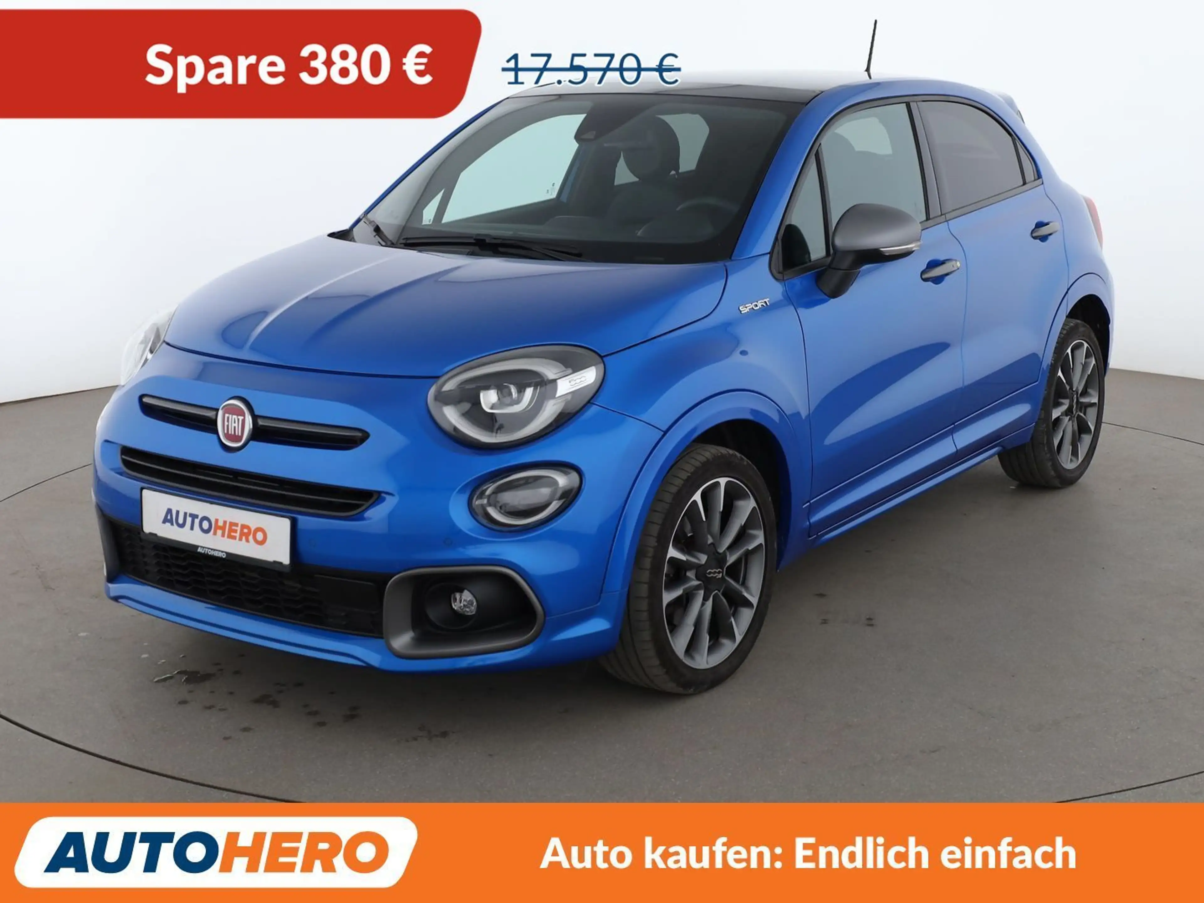 Fiat 500X 1.3 Turbo Sport Aut.*NAVI*LED*ACC*SPUR*CAM*