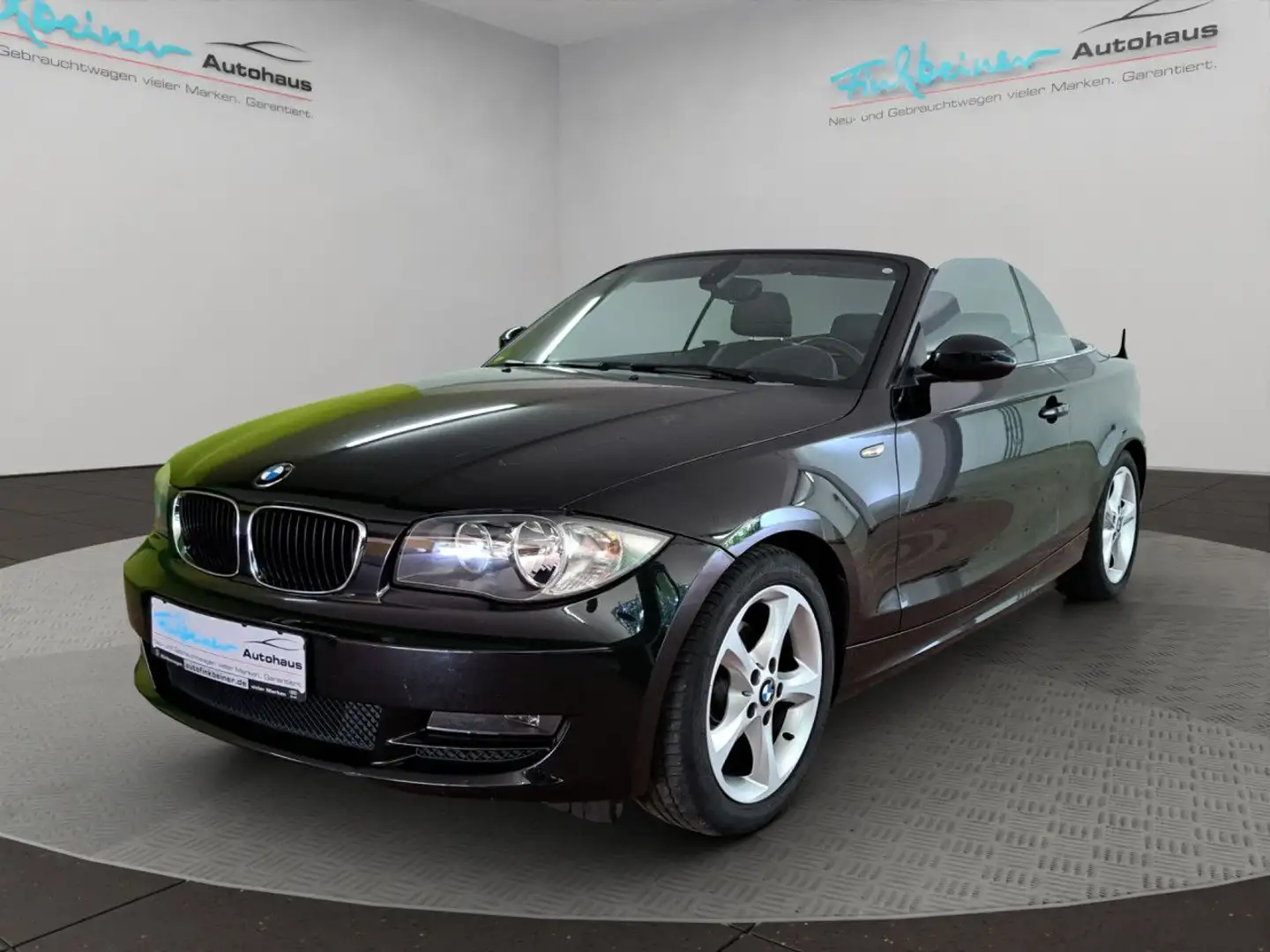 BMW 118 i Cabrio 2.0l Klima PDC el. Fenster Nero - 2