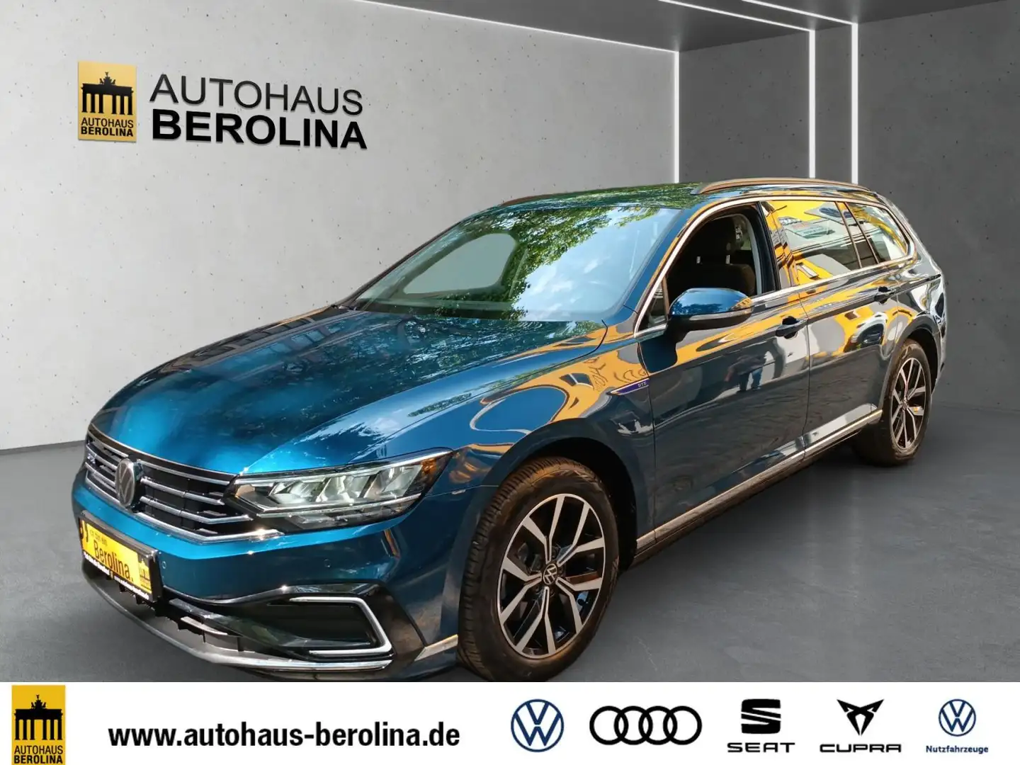 Volkswagen Passat Variant 1.4 GTE DSG *NAVI*R-CAM*ACC* Bleu - 2