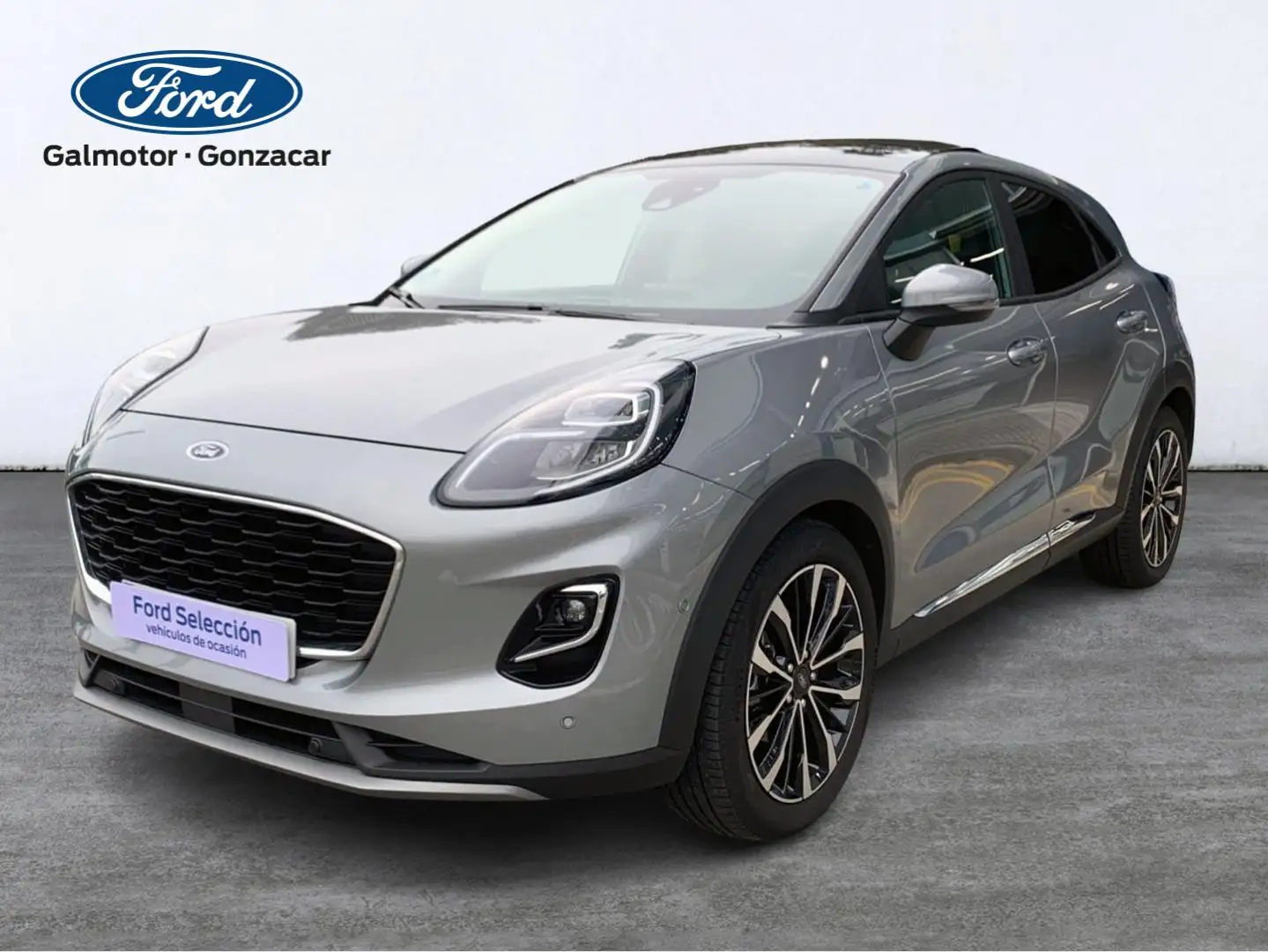Ford Puma 1.0 EcoBoost MHEV Titanium X Aut. 155 Argent - 1
