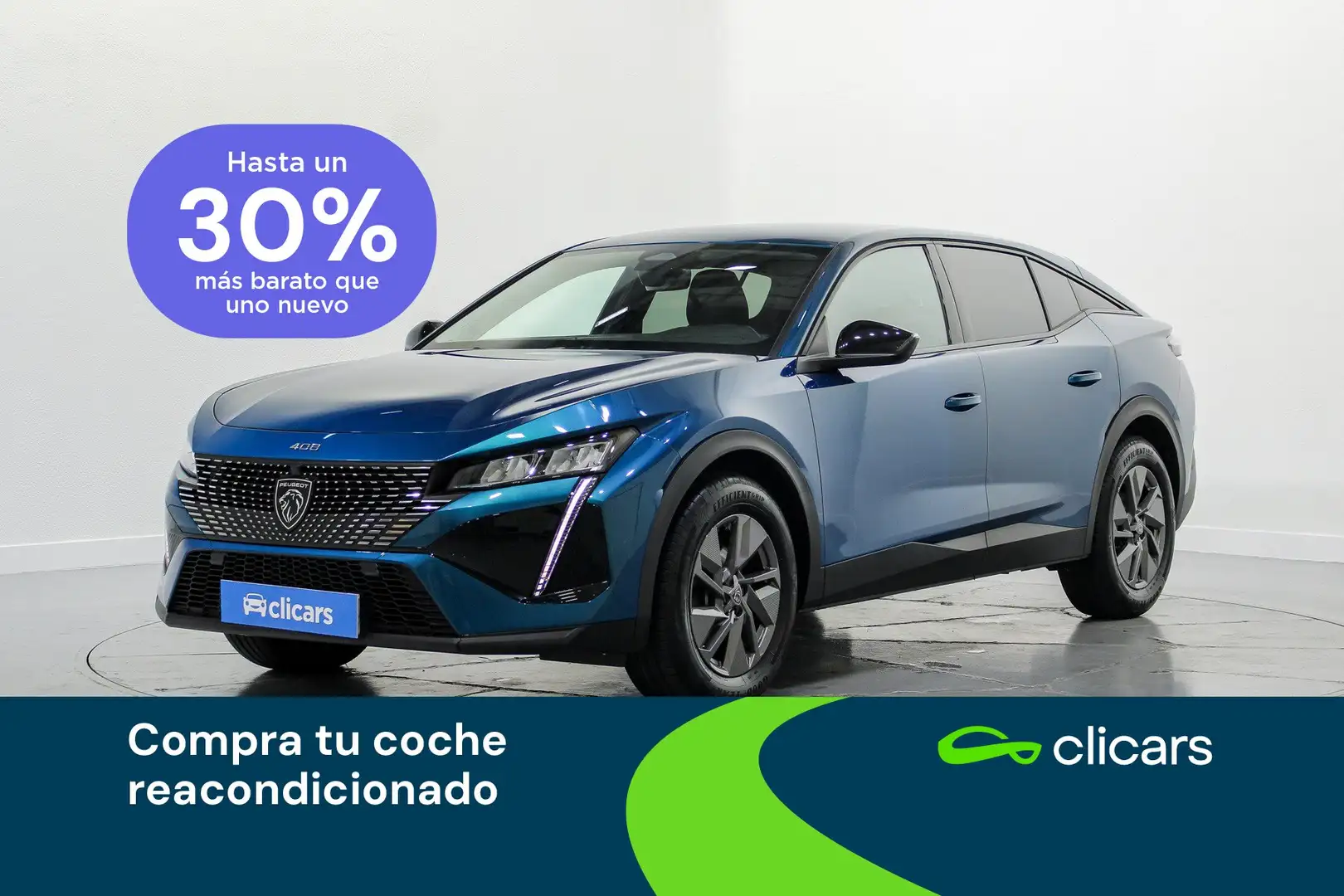 Peugeot 408 PureTech 130 Allure EAT8 Blauw - 1