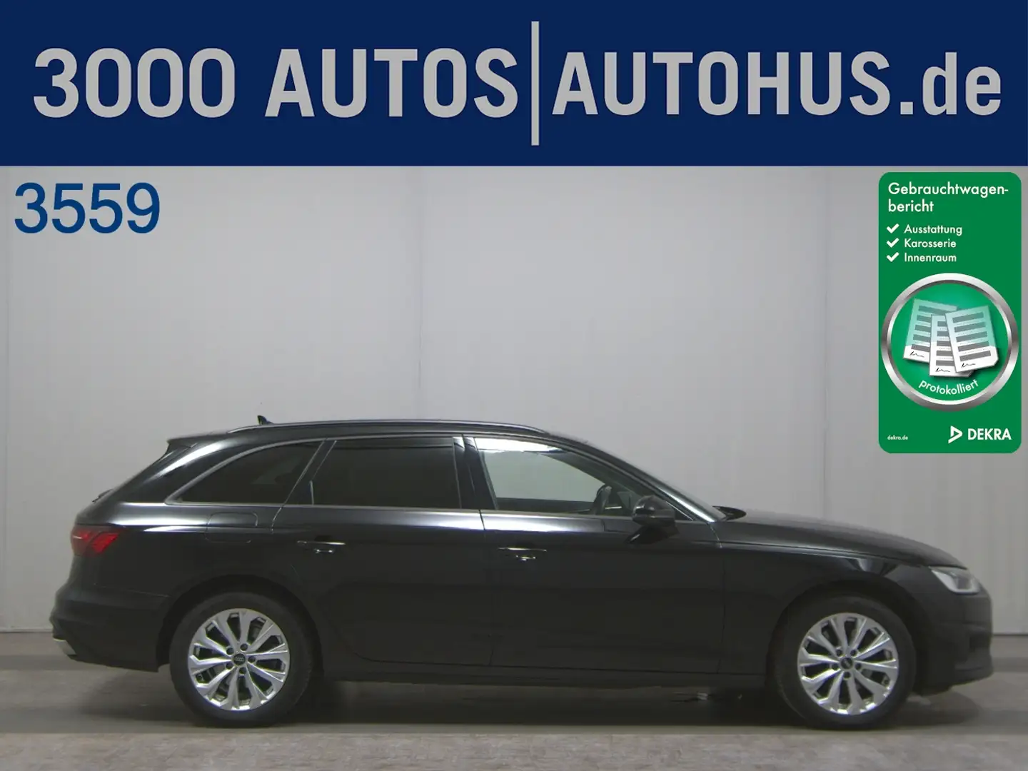 Audi A4 35 2.0 TDI Avant ACC 360° Navi LED el.Heck Noir - 1