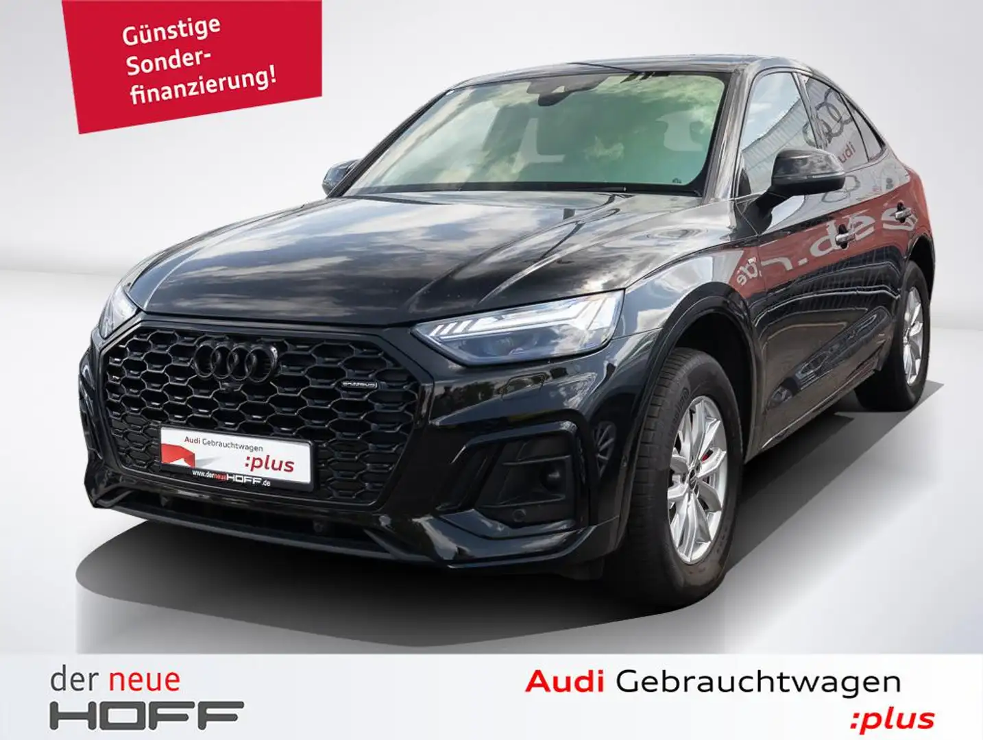 Audi Q5 Sportback 45 TFSI quattro S line Matrix Pano ACC K Nero - 1