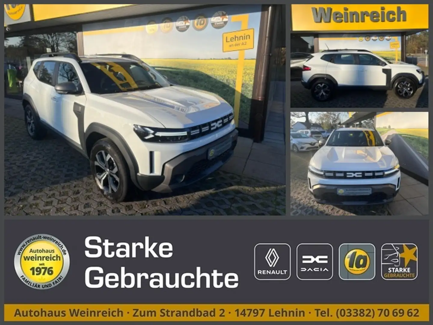 Dacia Duster mit Winterpaket Klima Rückfahrkamera Sitzheizung Silber - 1