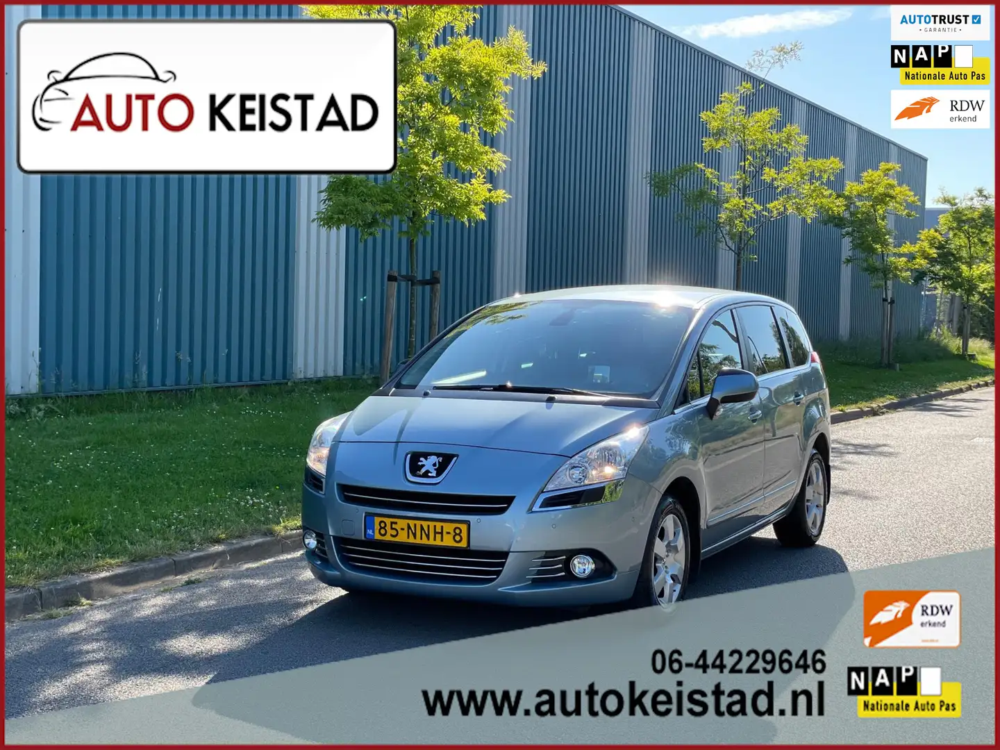Peugeot 5008 1.6 THP ST AUTOMAAT HEAD-UP/CLIMA/CRUISE! NETTE ST Blauw - 1
