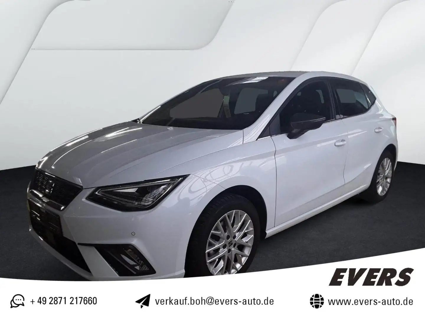 SEAT Ibiza 1.0 TSI DSG XCELLENCE ACC+FULL LINK+KAMERA Weiß - 1