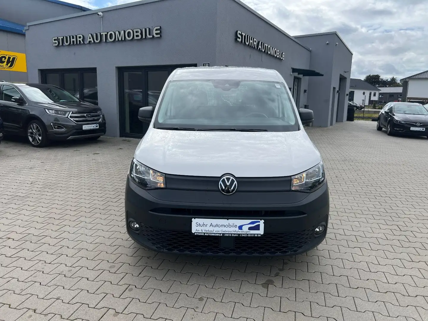 Volkswagen Caddy Cargo 2.0 Aut. Navi SHZ PDC 1.H Weiß - 2