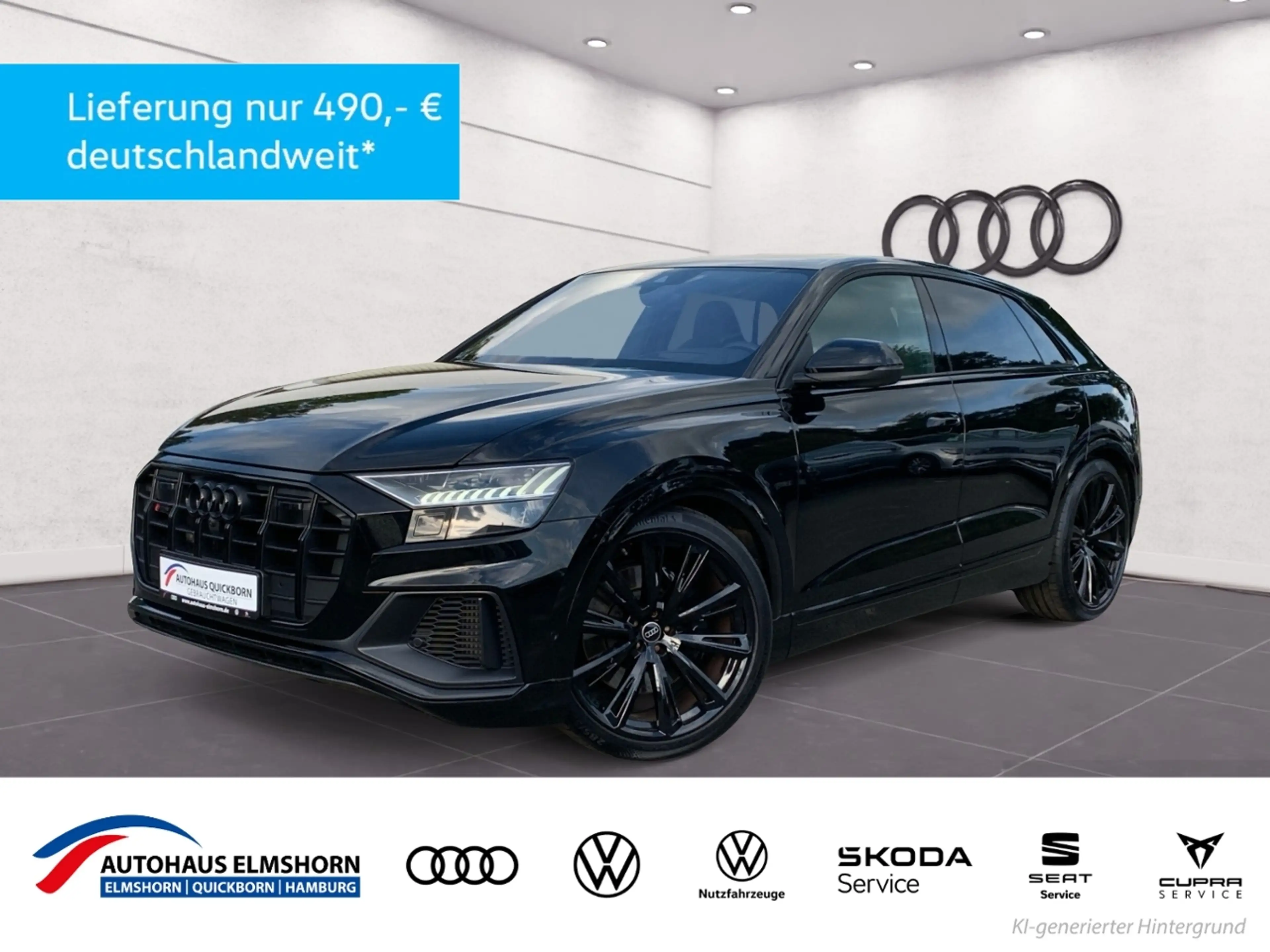 Audi SQ8 TFSI AHK PANO STHZG VALCONA HDMATRIX HARMAN