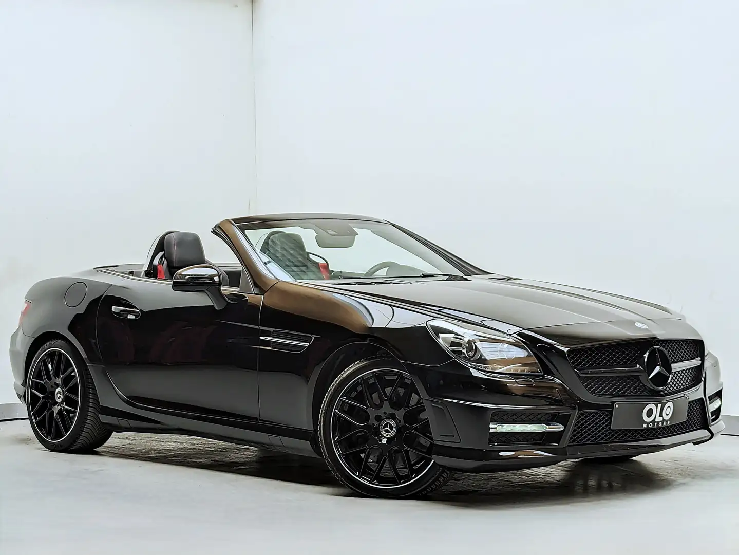 Mercedes-Benz SLK 250 PACK AMG - BOITE AUTO / BI-XENON / CUIR / NAVI Noir - 2