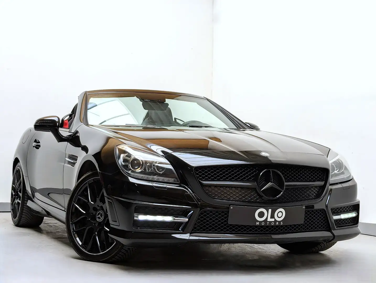Mercedes-Benz SLK 250 PACK AMG - BOITE AUTO / BI-XENON / CUIR / NAVI Noir - 1