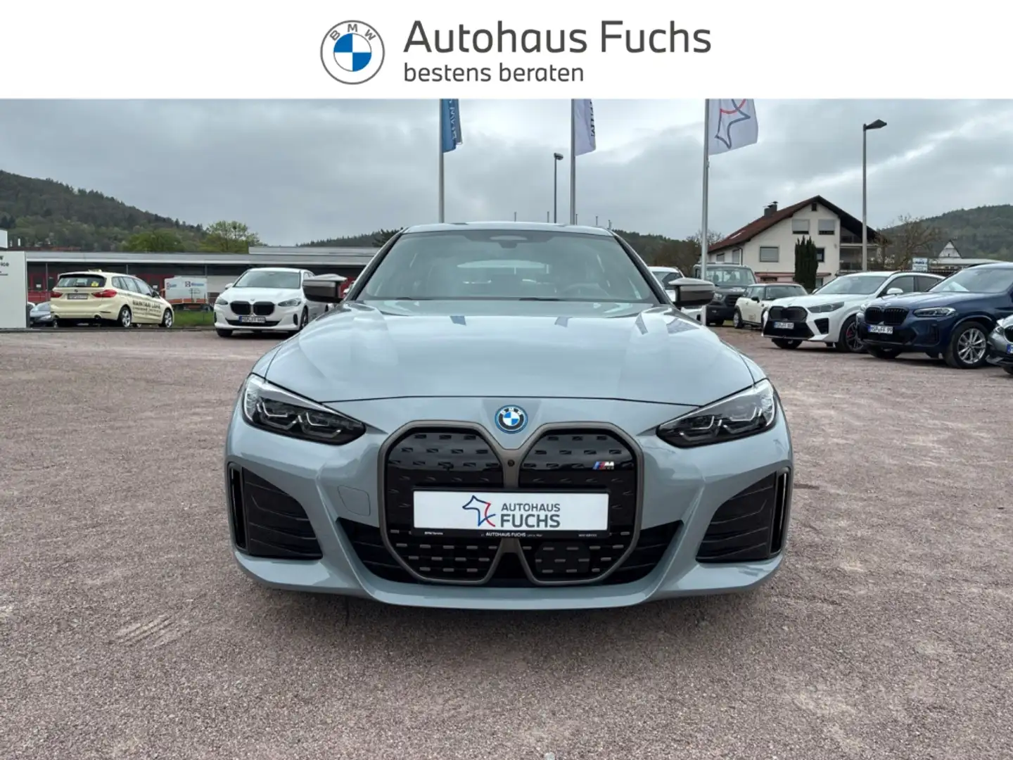 BMW i4 M50 AHK el, Abstandstempomat 360°Kamera 20'' Alu L Grau - 2