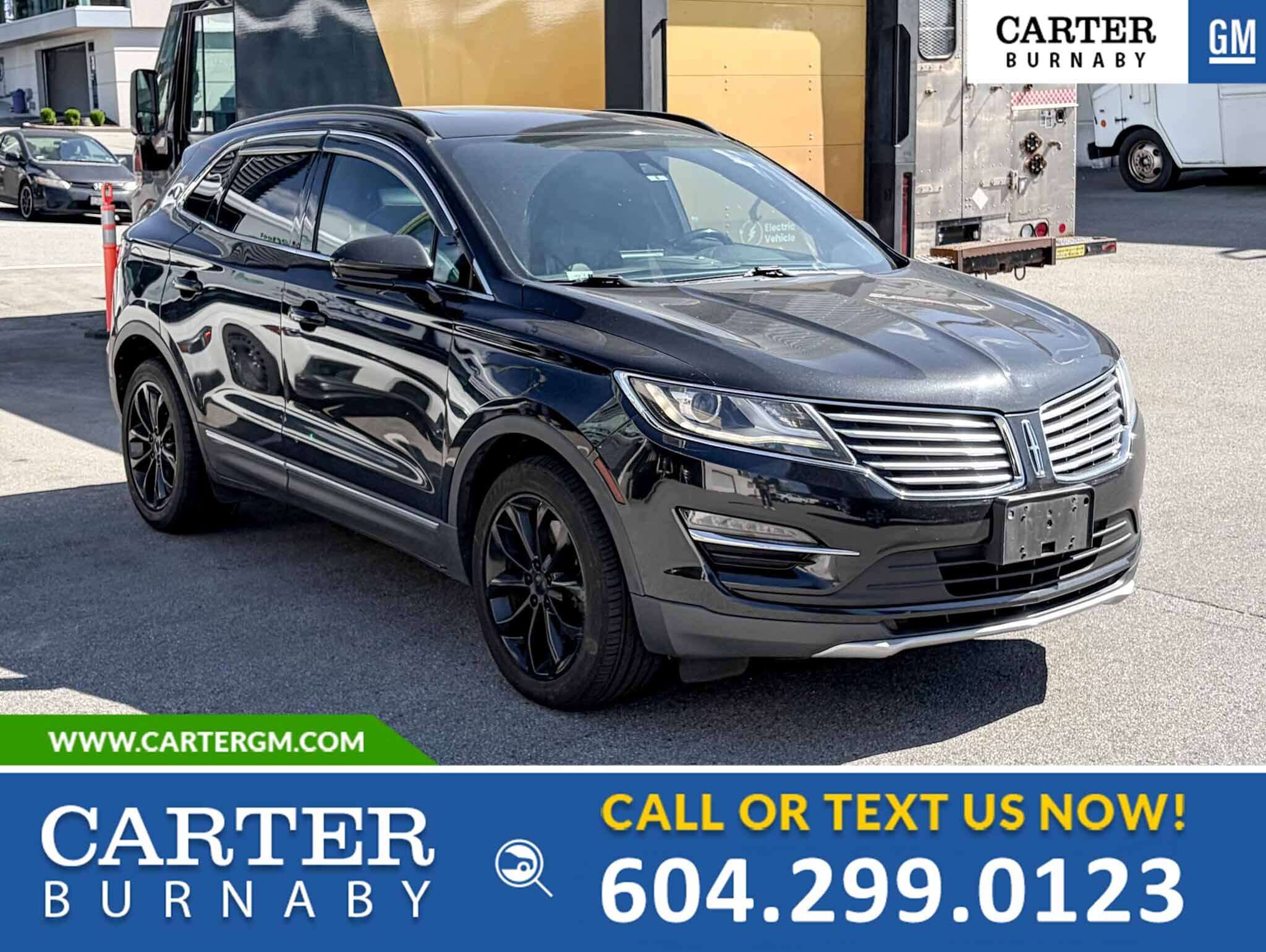 Black 2015 Lincoln MKC SUV / Crossover All-Wheel Drive Automatic