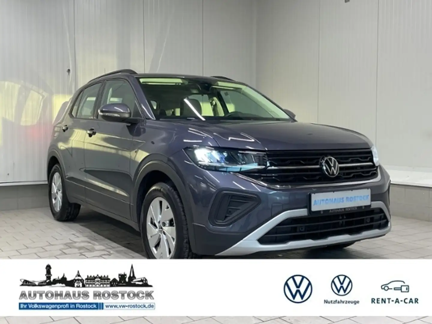 Volkswagen T-Cross Life 1.0 TSI SHZ NAVI ACC LED Grau - 1