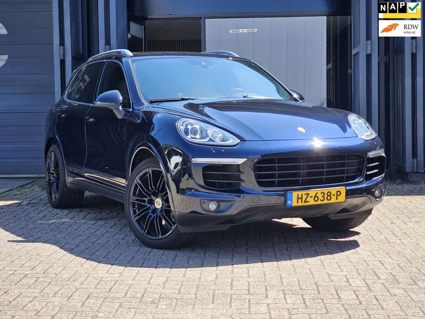 Porsche Cayenne 3.0 D Sport Chrono Pano Stuurver.Stoelver NL NAP Blu/Azzurro - 1