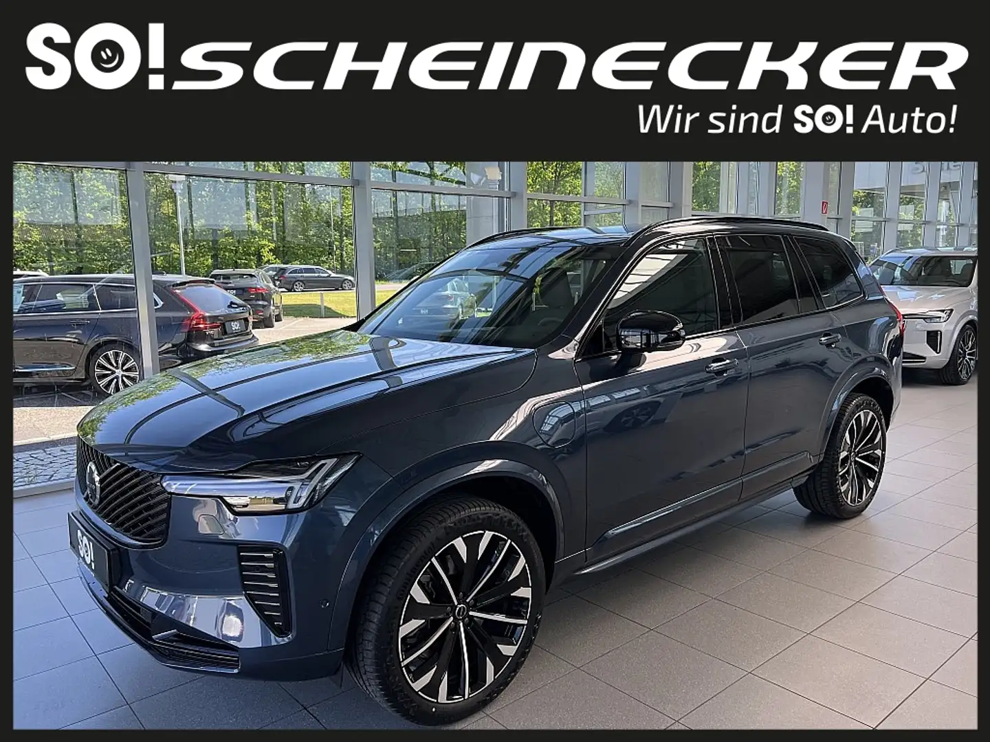 Volvo XC90 T8 AWD PHEV 14,7kWh Plus Dark Blau - 2