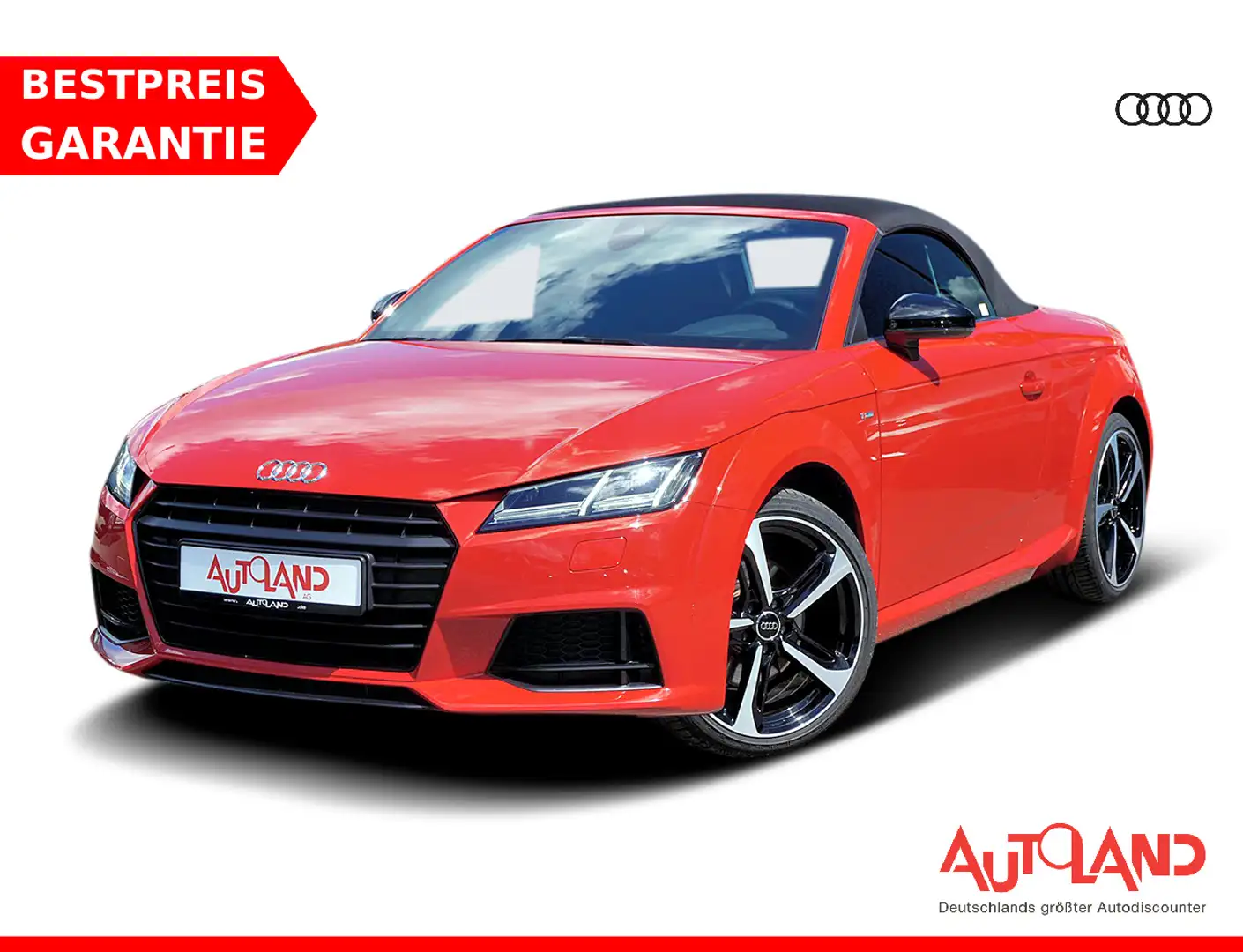 Audi TT Roadster 2.0 TFSI S-Line LED Navi Sitzheizung Rot - 1
