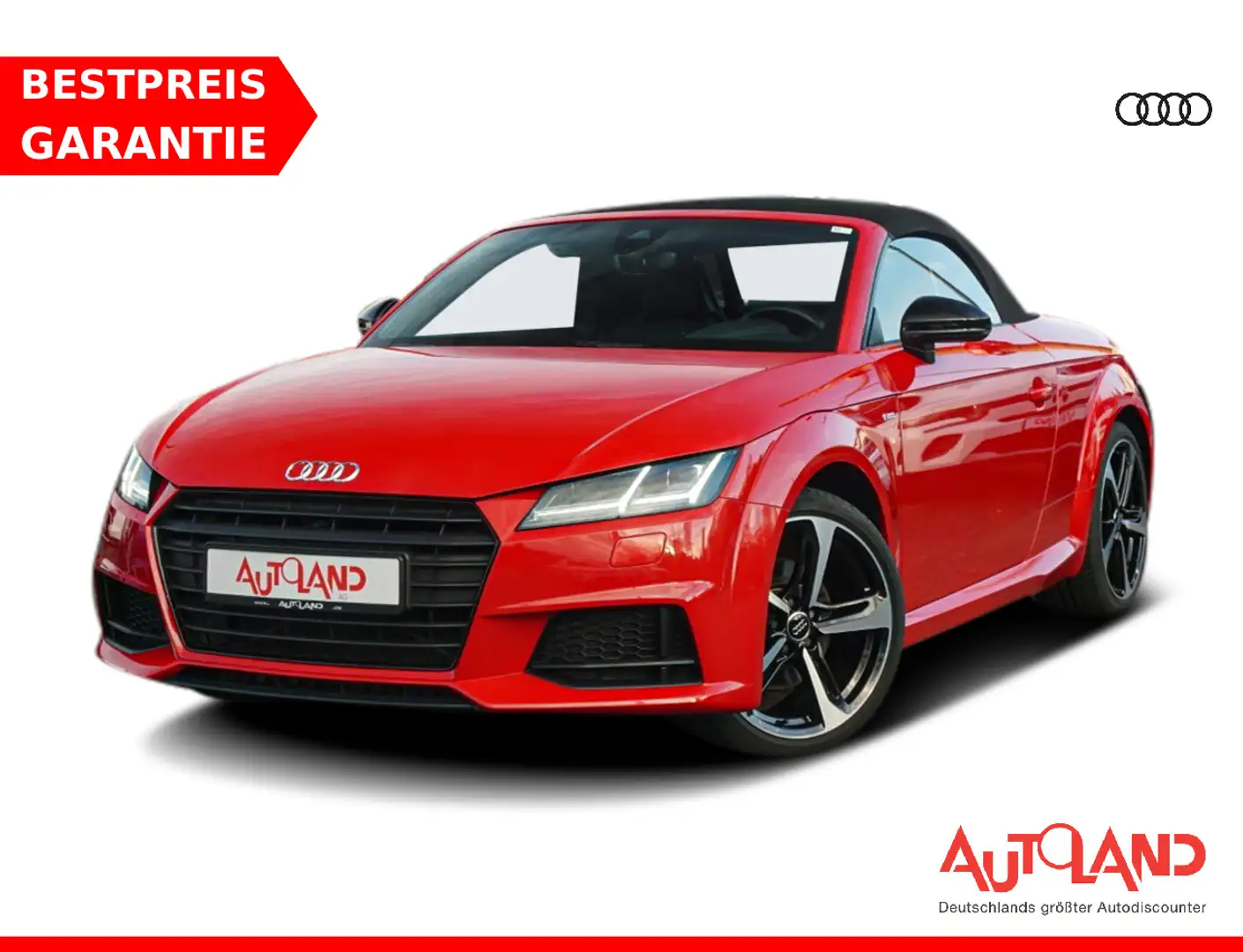 Audi TT Roadster 2.0 TFSI S-Line LED Navi Sitzheizung Roşu - 1