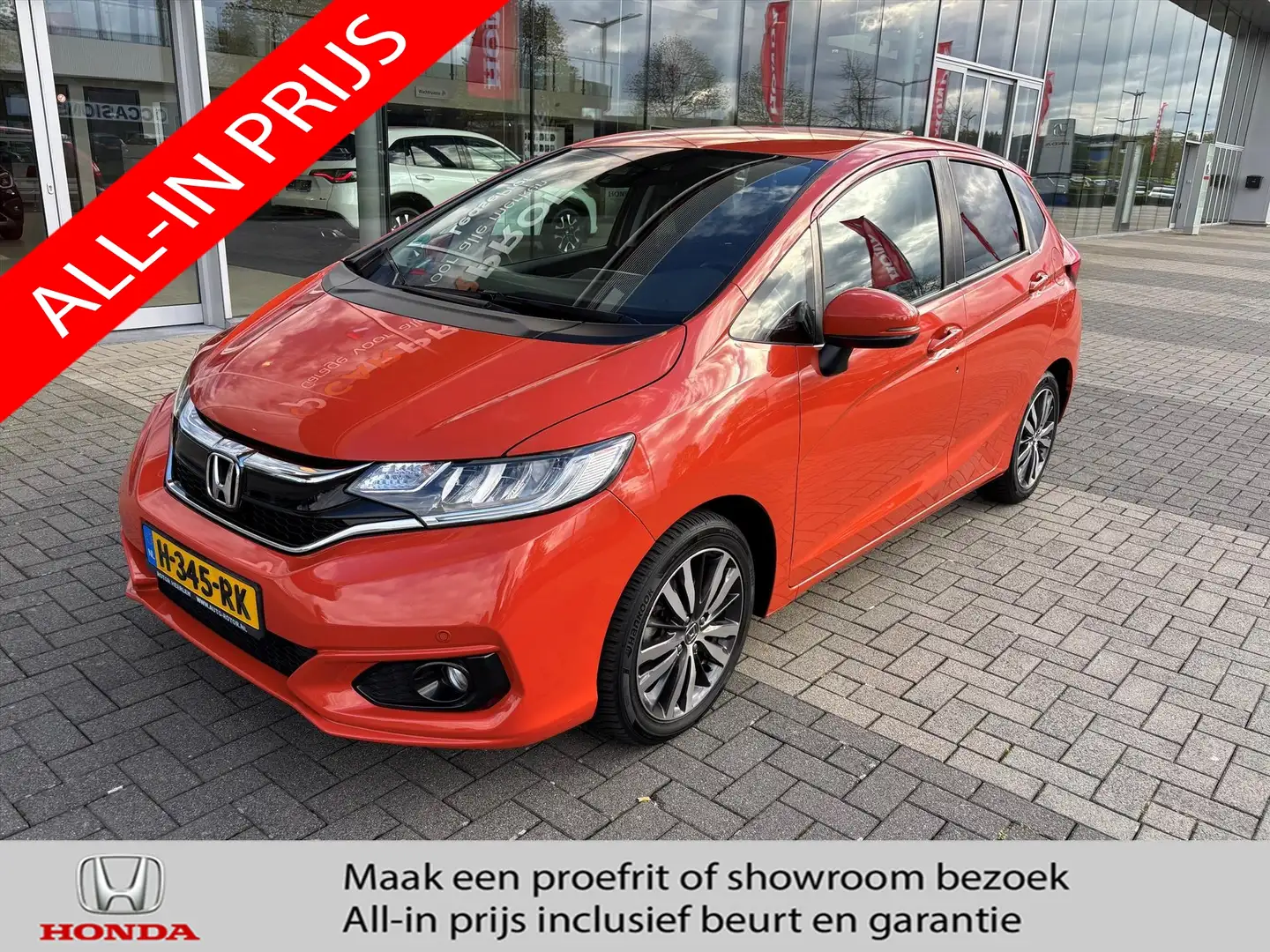 Honda Jazz 1.3 Elegance Cvt | Navi | Pdc | P.cam Oranje - 1