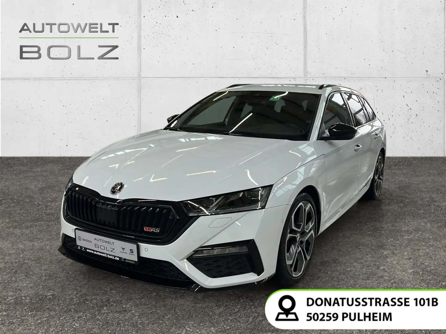 Skoda Octavia Combi 2.0 TDI RS Plus 4x4 HUD LED AHK Weiß - 1