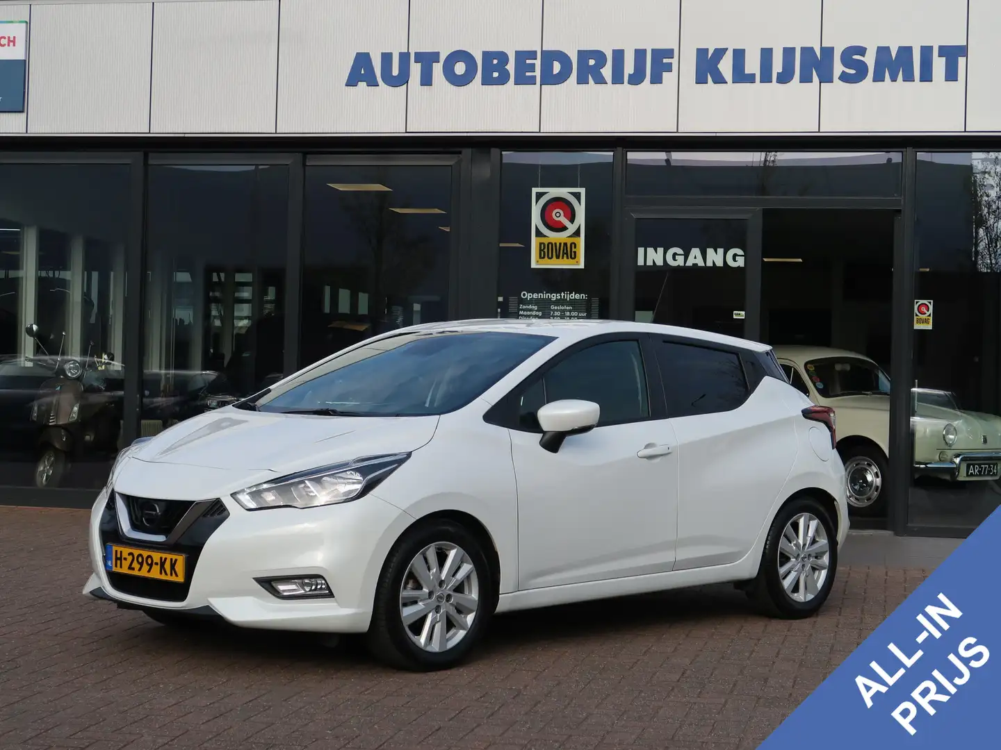 Nissan Micra 1.0 IG-T N-Connecta | trekhaak | camera | carplay Wit - 1