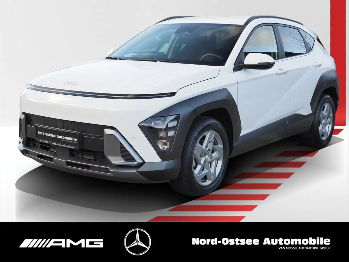 Hyundai KONA 1.0 T-GDI TREND 2WD NAVI KAMERA LED LHZ SHZ Weiß - 1