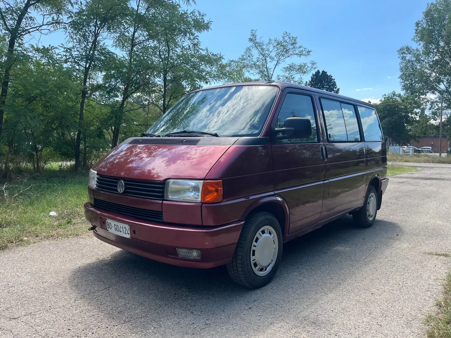 Volkswagen T4 Caravelle 2.4D Rojo - 1