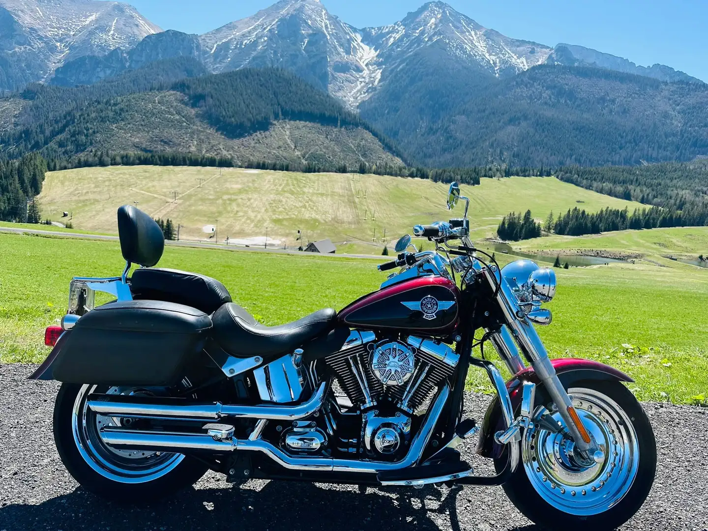 Harley-Davidson Fat Boy Zwart - 1