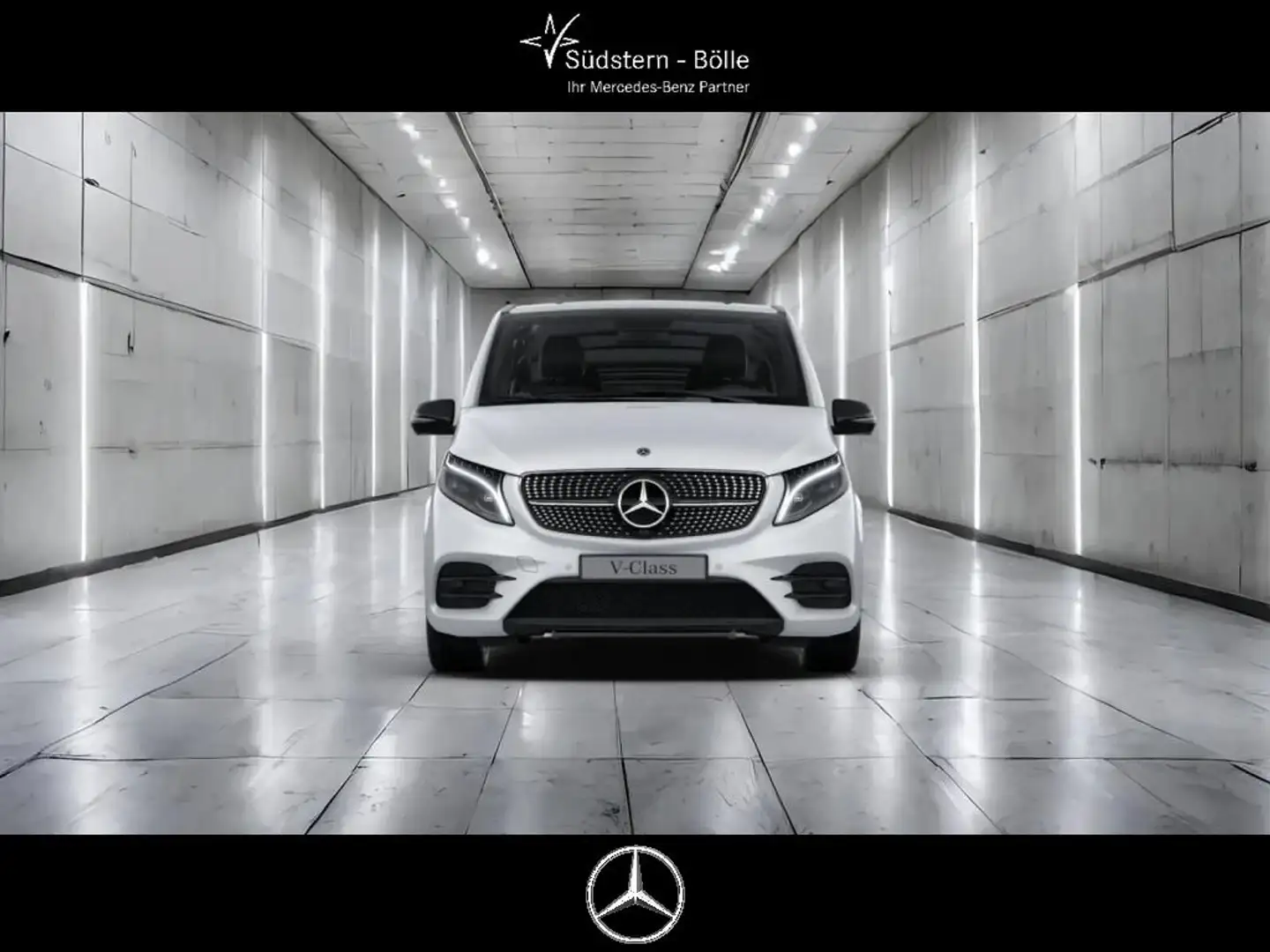 Mercedes-Benz V 300 AVANTGARDE EDITION XL+AMG+360°+STHZ+AHK Blanc - 2