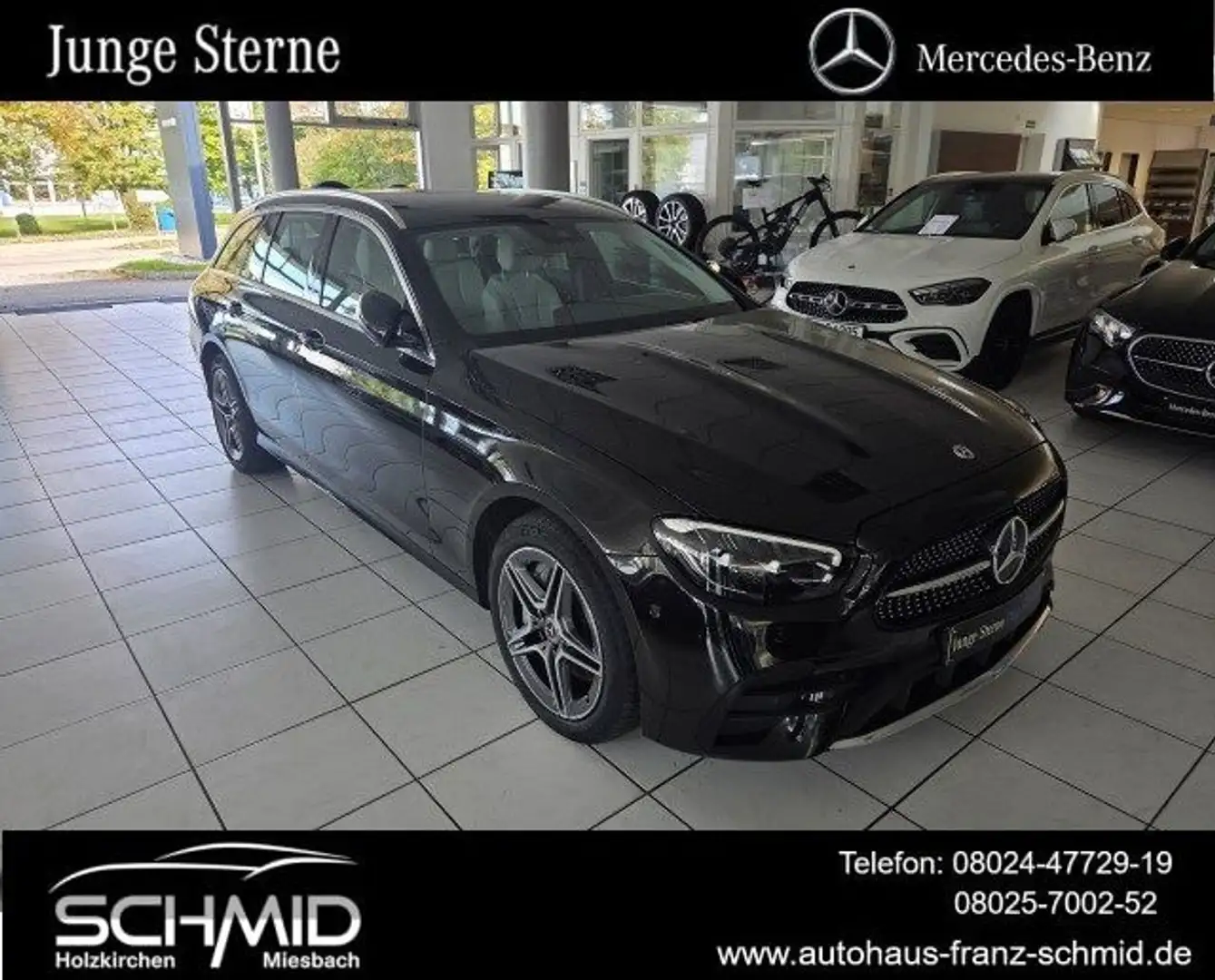 Mercedes-Benz E 300 T de 4M AMG Line Memory AHK Esche Spurpake Noir - 1
