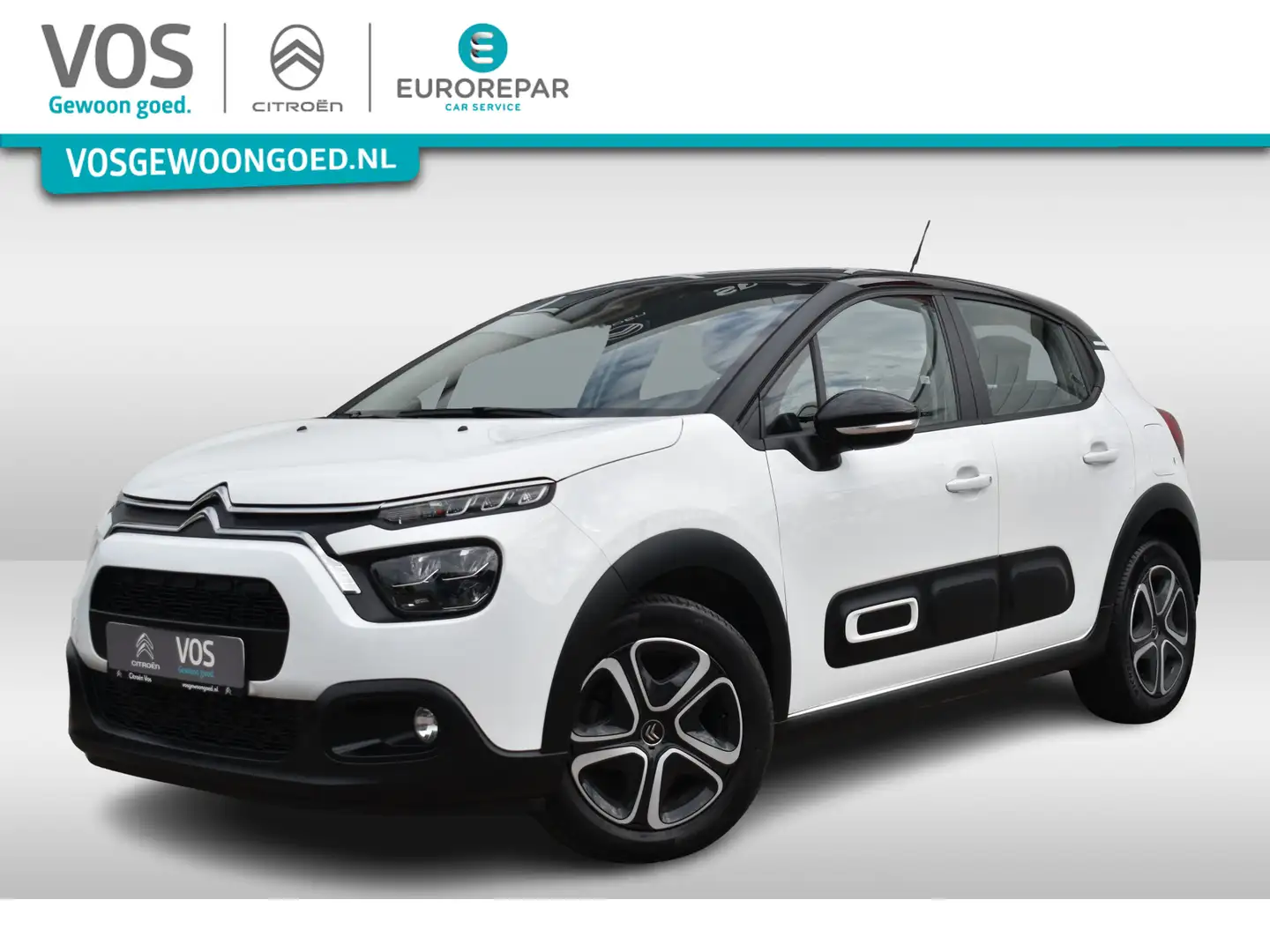 Citroen C3 PureTech 83 Shine Navi | Airco | Parkeerhulp achte Wit - 1