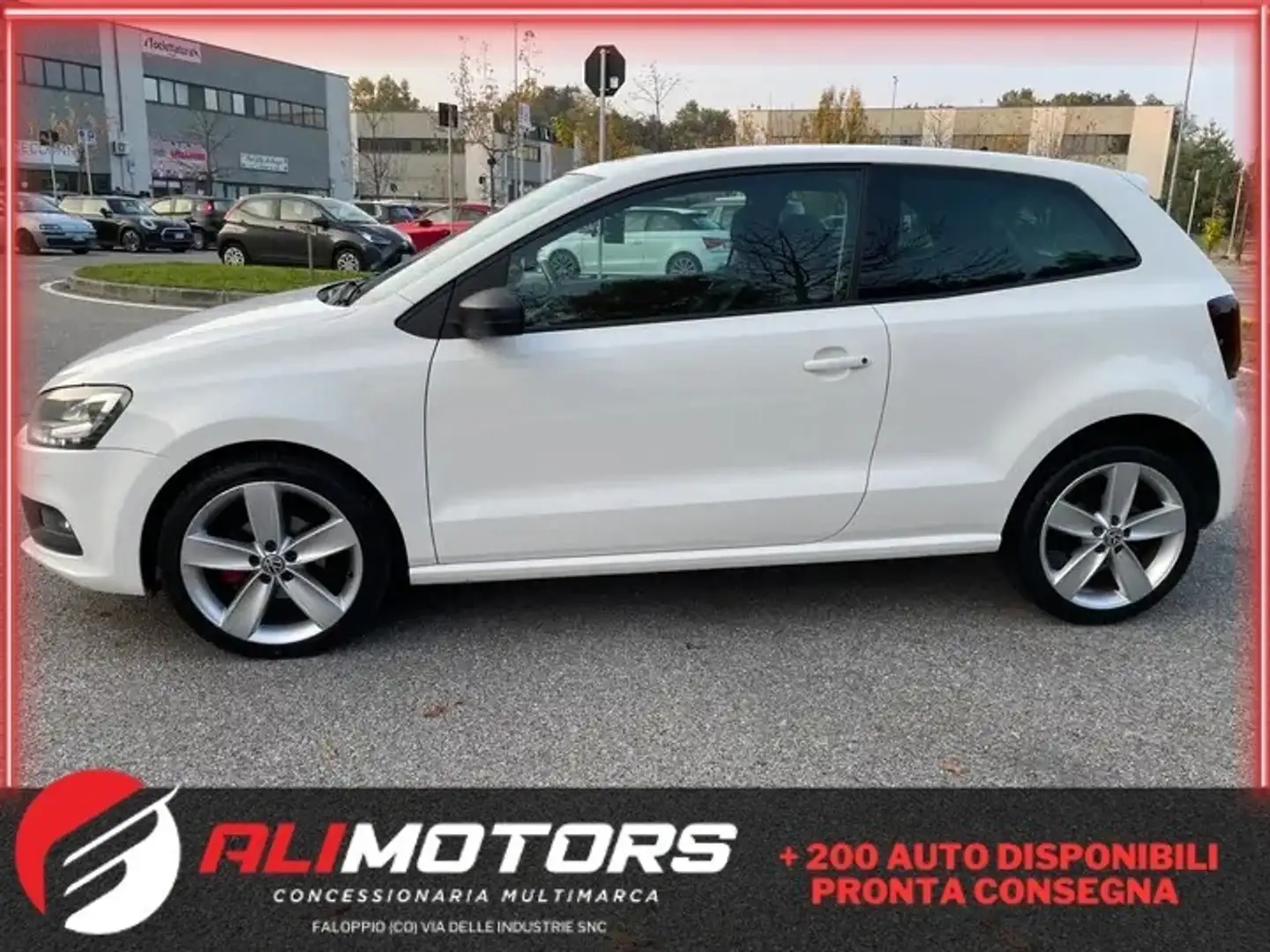 Volkswagen Polo Polo 1.6 TDI 90CV DPF DSG 3 porte Highline Bianco - 1