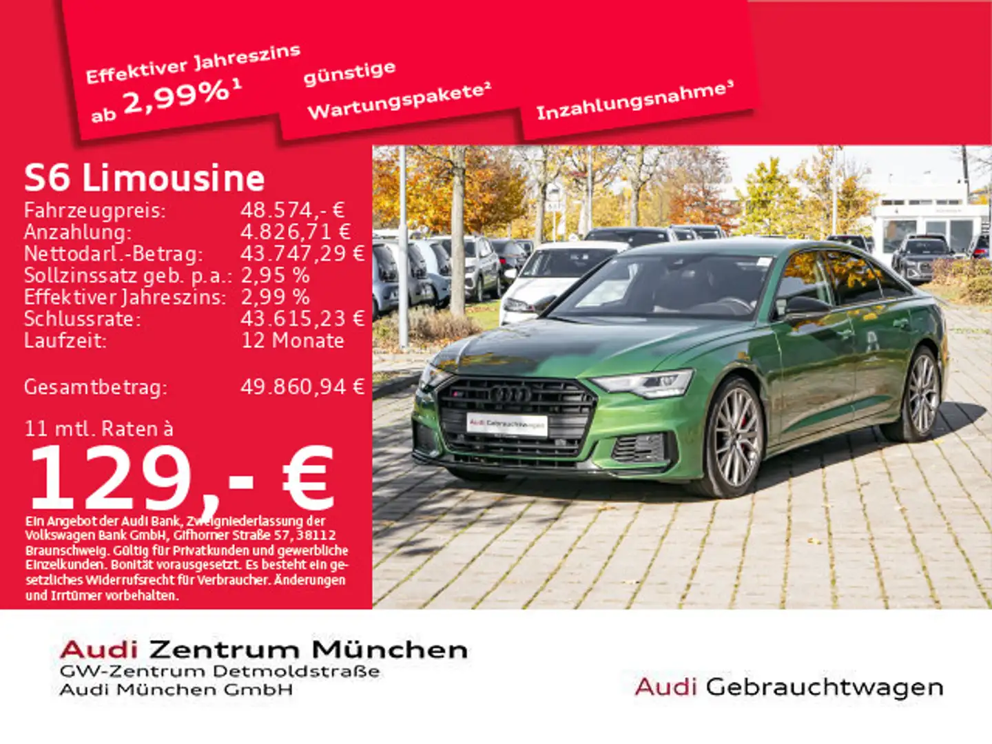 Audi S6 tiptr. Virtual/GRA/Kamera Grau - 1