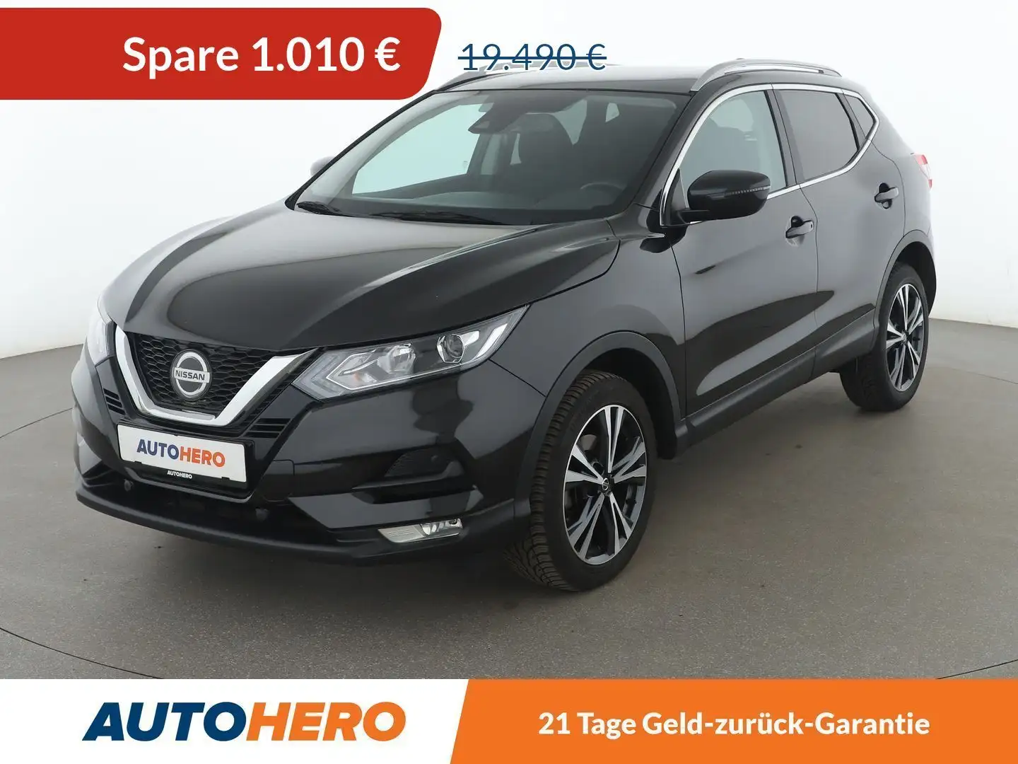 Nissan Qashqai 1.3 DIG-T N-Way*NAVI*TEMPO*CAM*PDC*PANO* Noir - 1