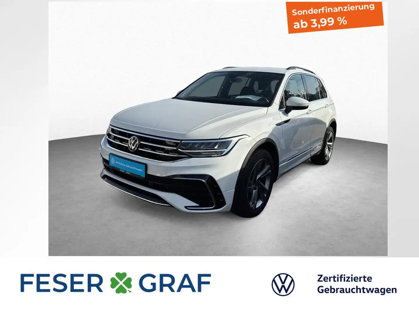 Volkswagen Tiguan R-Line 2.0 TDI 7-DSG LED PDC SITZHEIZ Weiß - 1